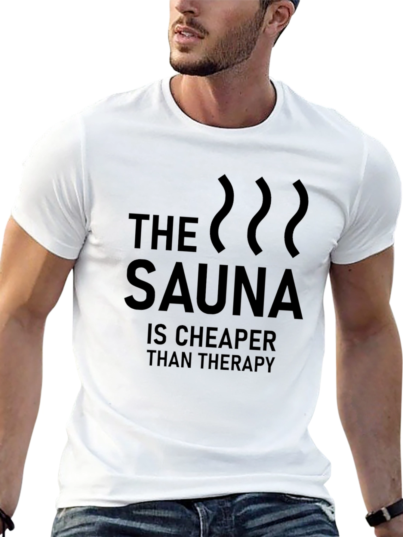 The Sauna is Cheaper Than Therapy Graphic Tee