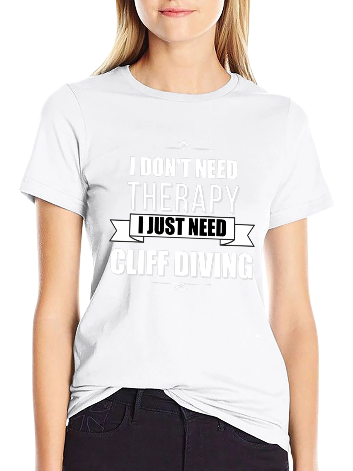 Cliff Diving Therapy T-Shirt