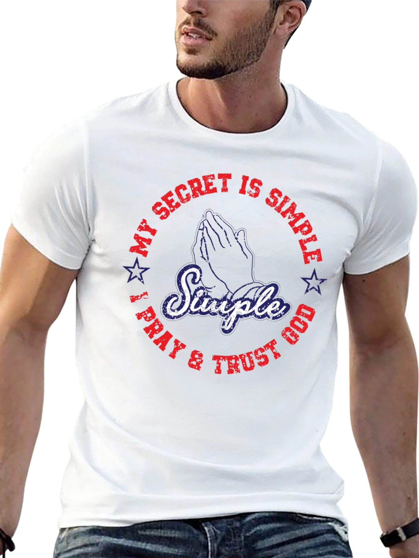 Simple Faith T-Shirt - Pray & Trust God