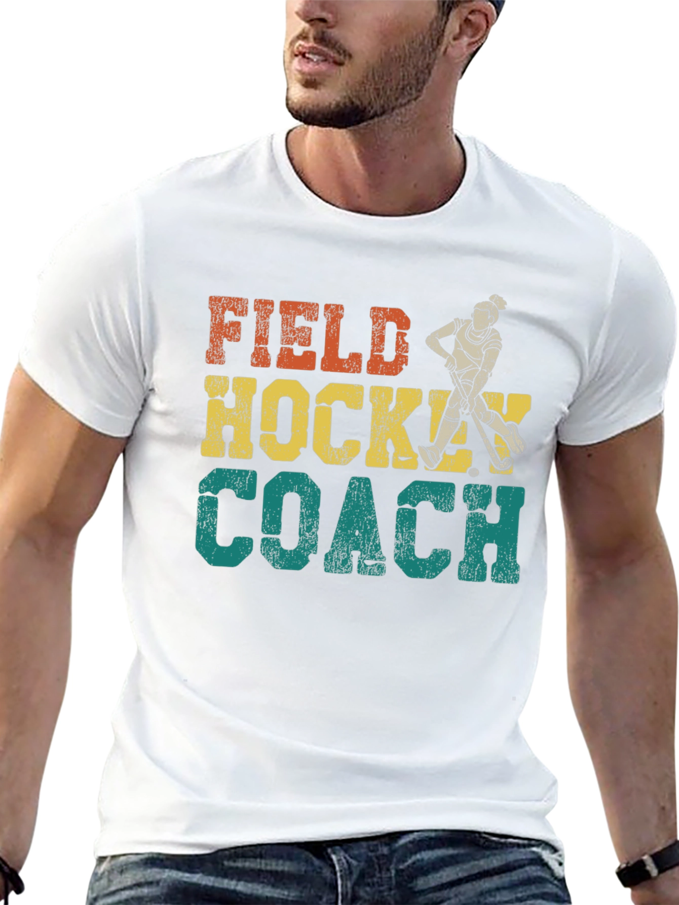 Field Hockey Coach Graphic Tee