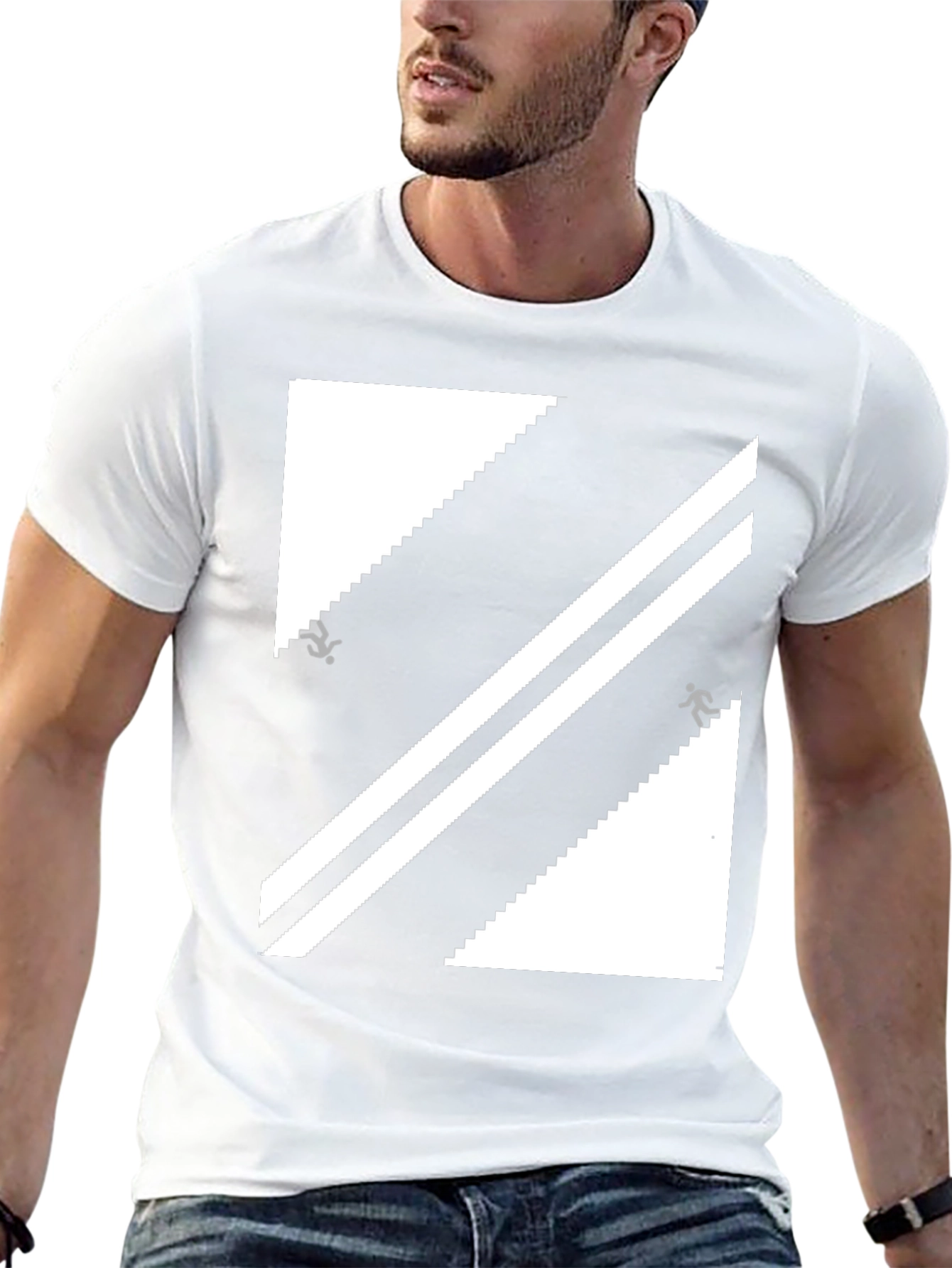Optical Illusion Staircase T-Shirt