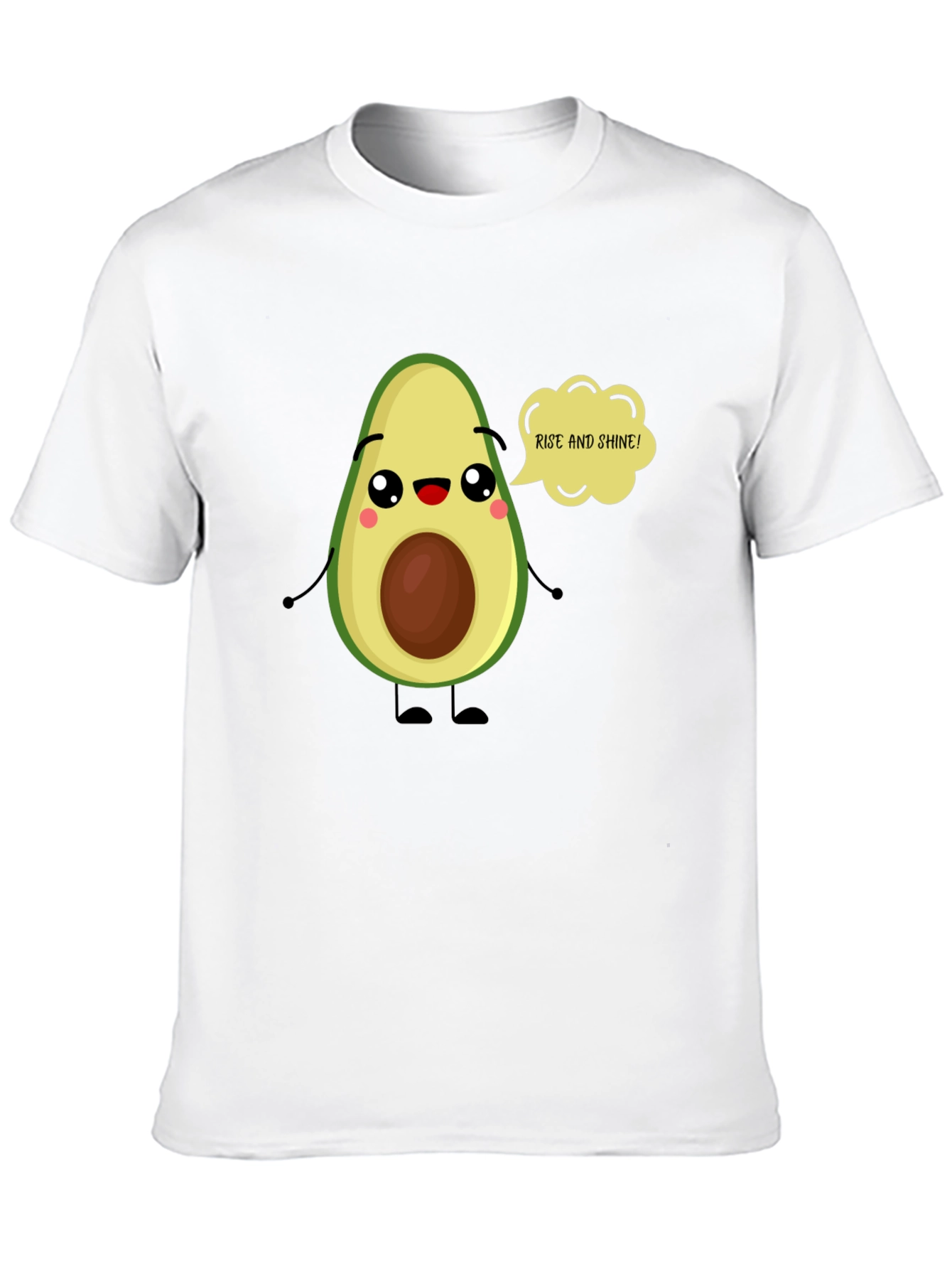 Avocado Rise and Shine Graphic T-Shirt
