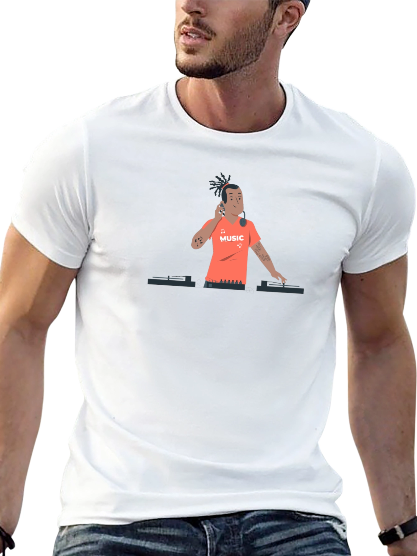 DJ Music T-Shirt - Cool Graphic Tee