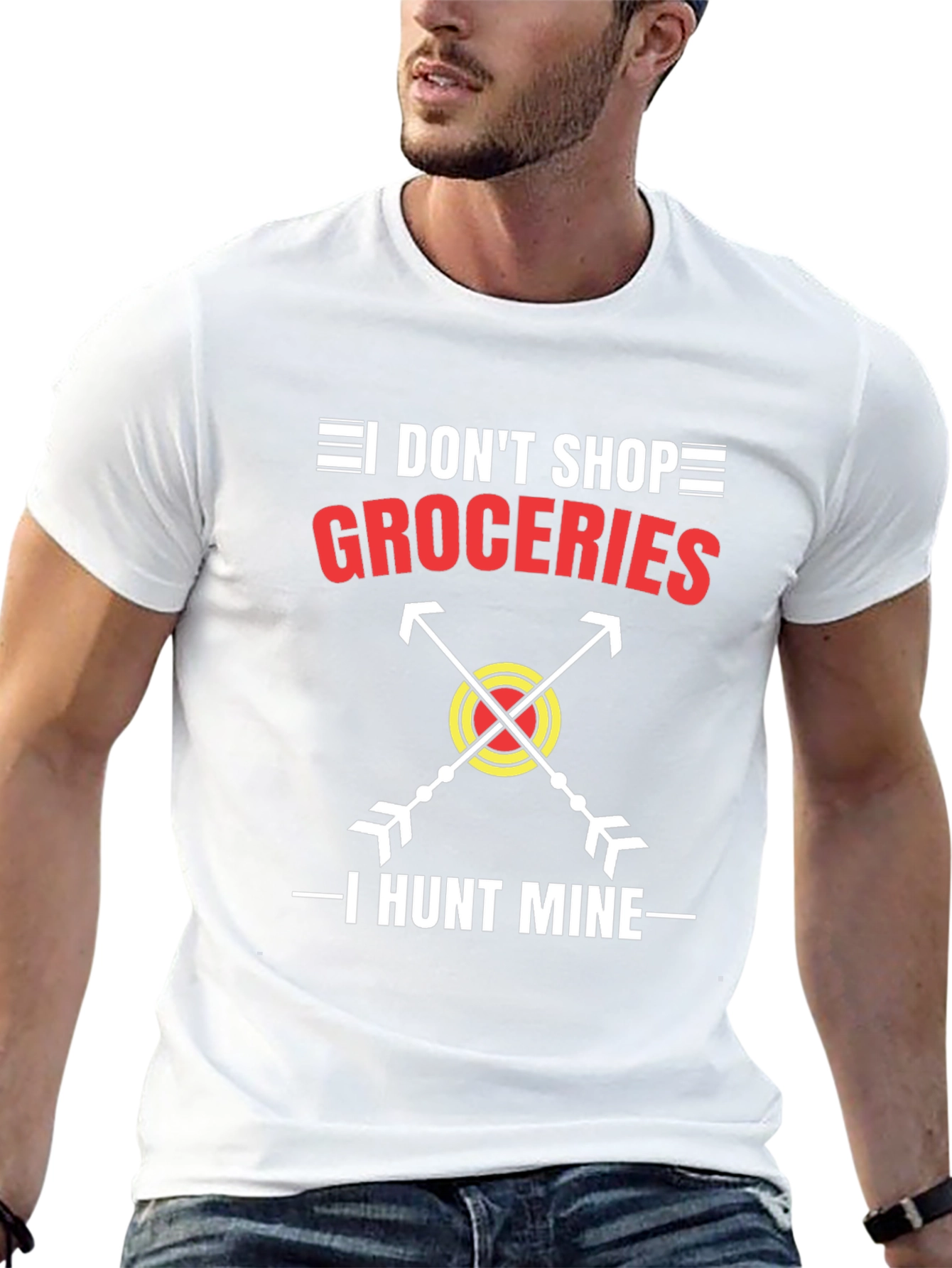 Funny Hunting Groceries T-Shirt