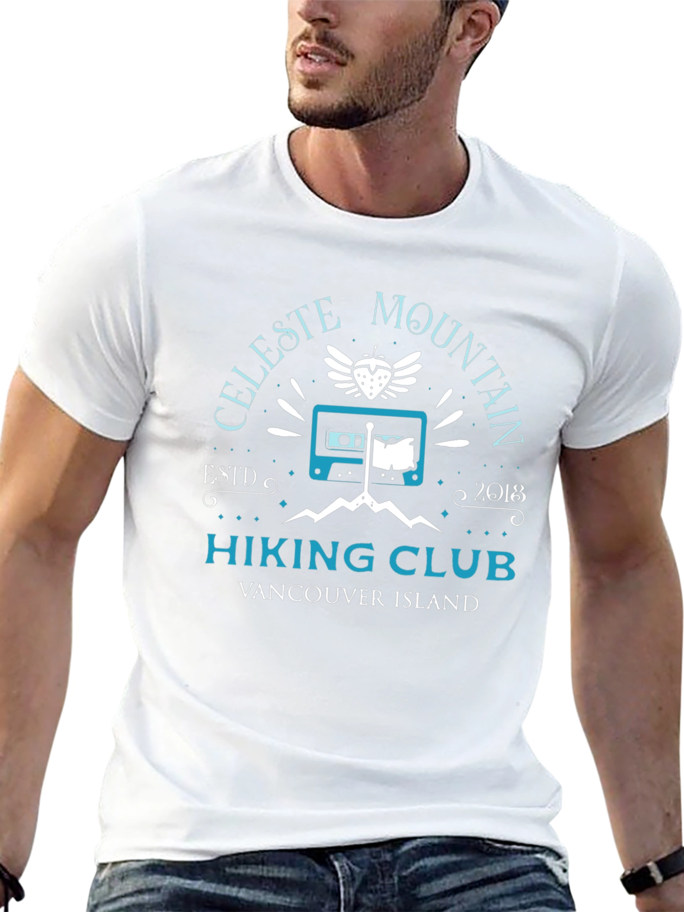 Celeste Mountain Hiking Club Graphic T-Shirt
