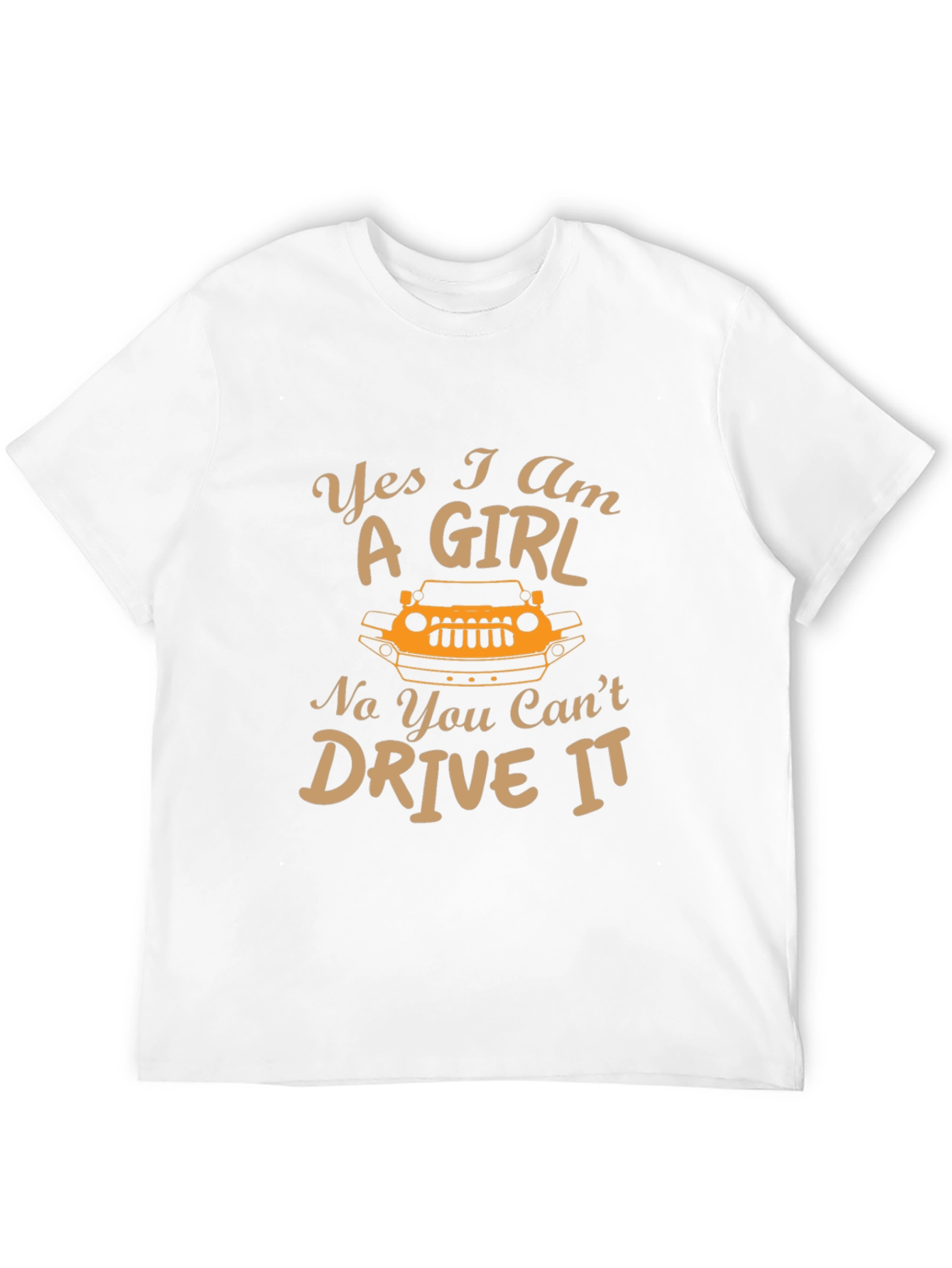 Yes I am A Girl Jeep T-Shirt