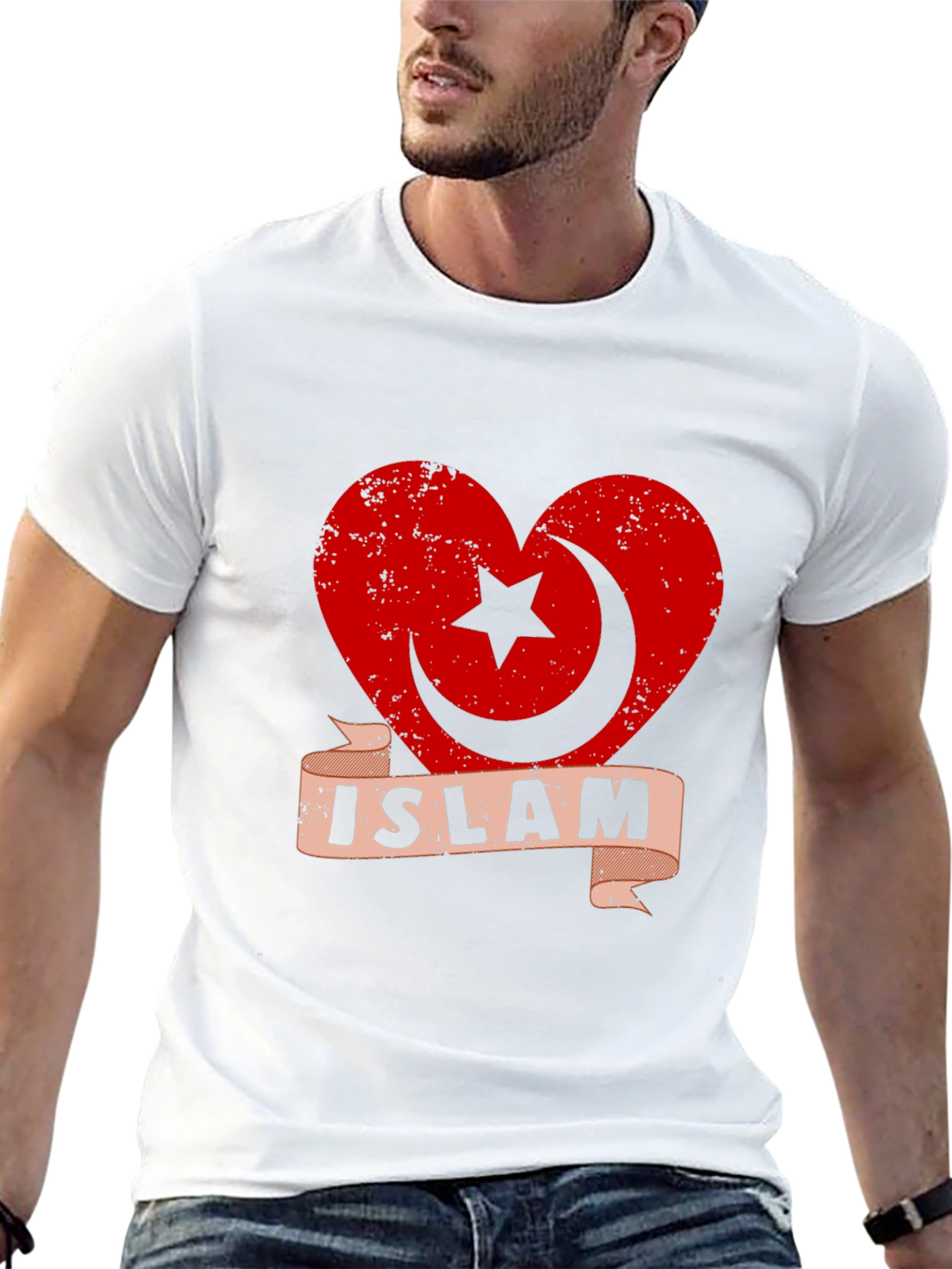 Islam Heart T-Shirt - Express Your Faith!