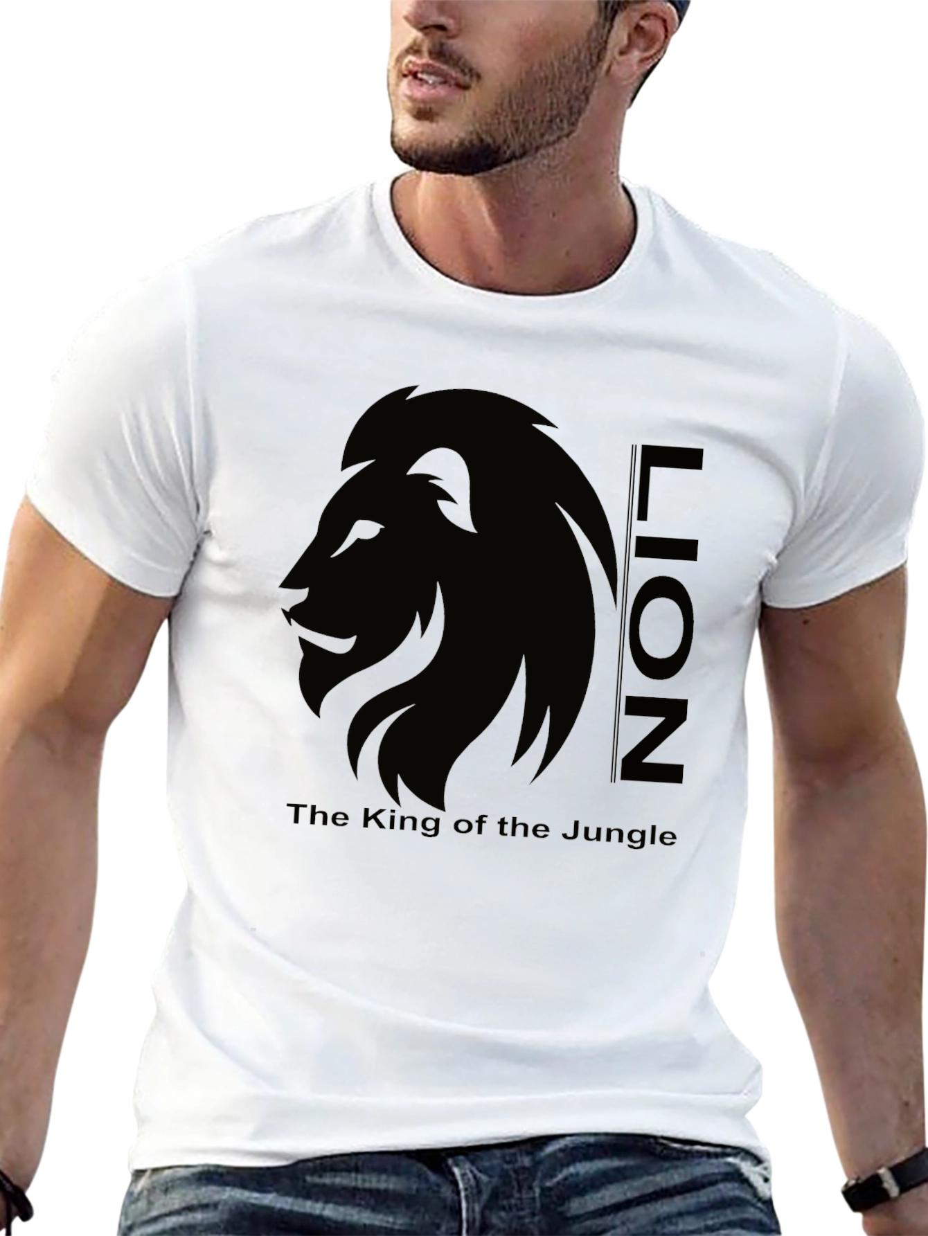 Lion King of the Jungle Graphic Tee