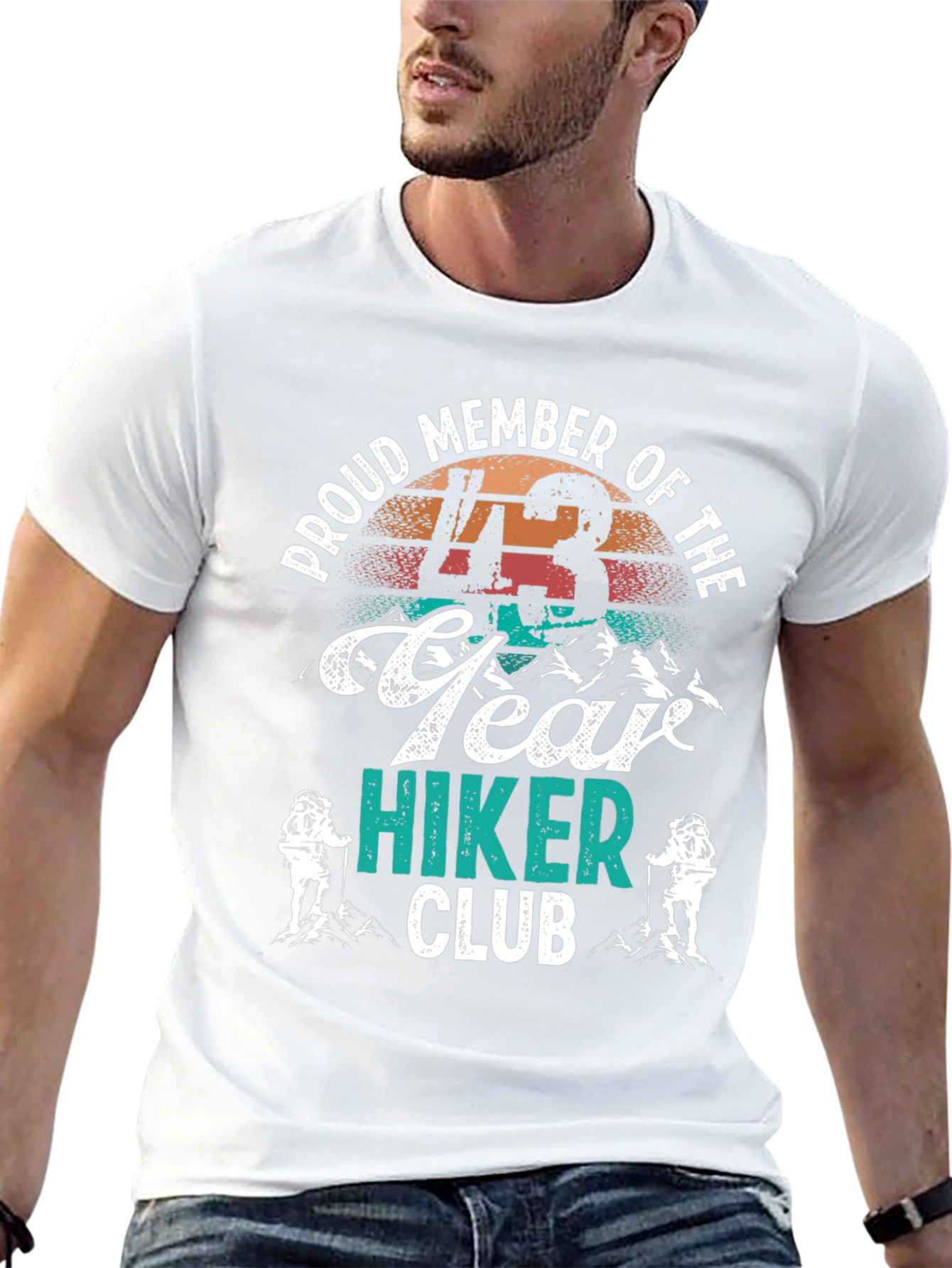 43 Year Hiker Club Tee - Mountain Adventure Shirt