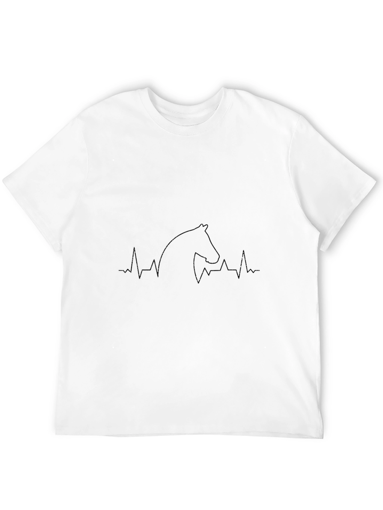 Heartbeat Horse T-Shirt - Equestrian Design
