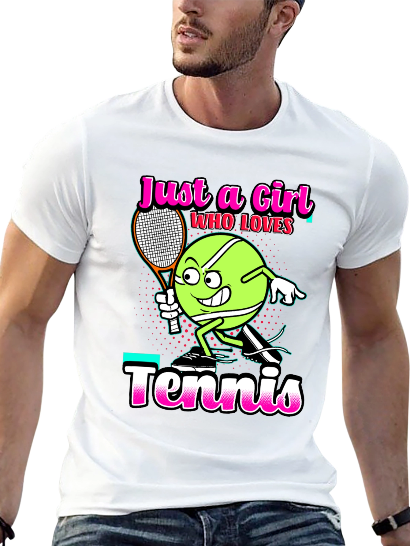Just a Girl Who Loves Tennis T-Shirt