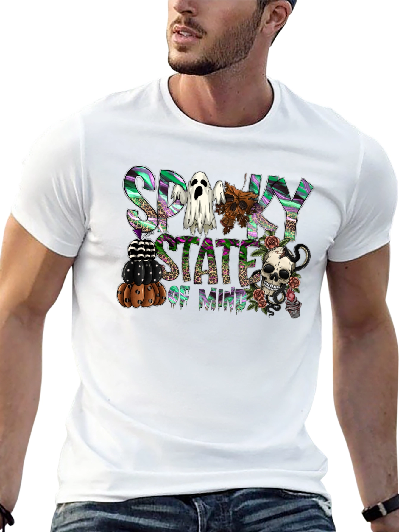 Spooky State of Mind Halloween Graphic T-Shirt