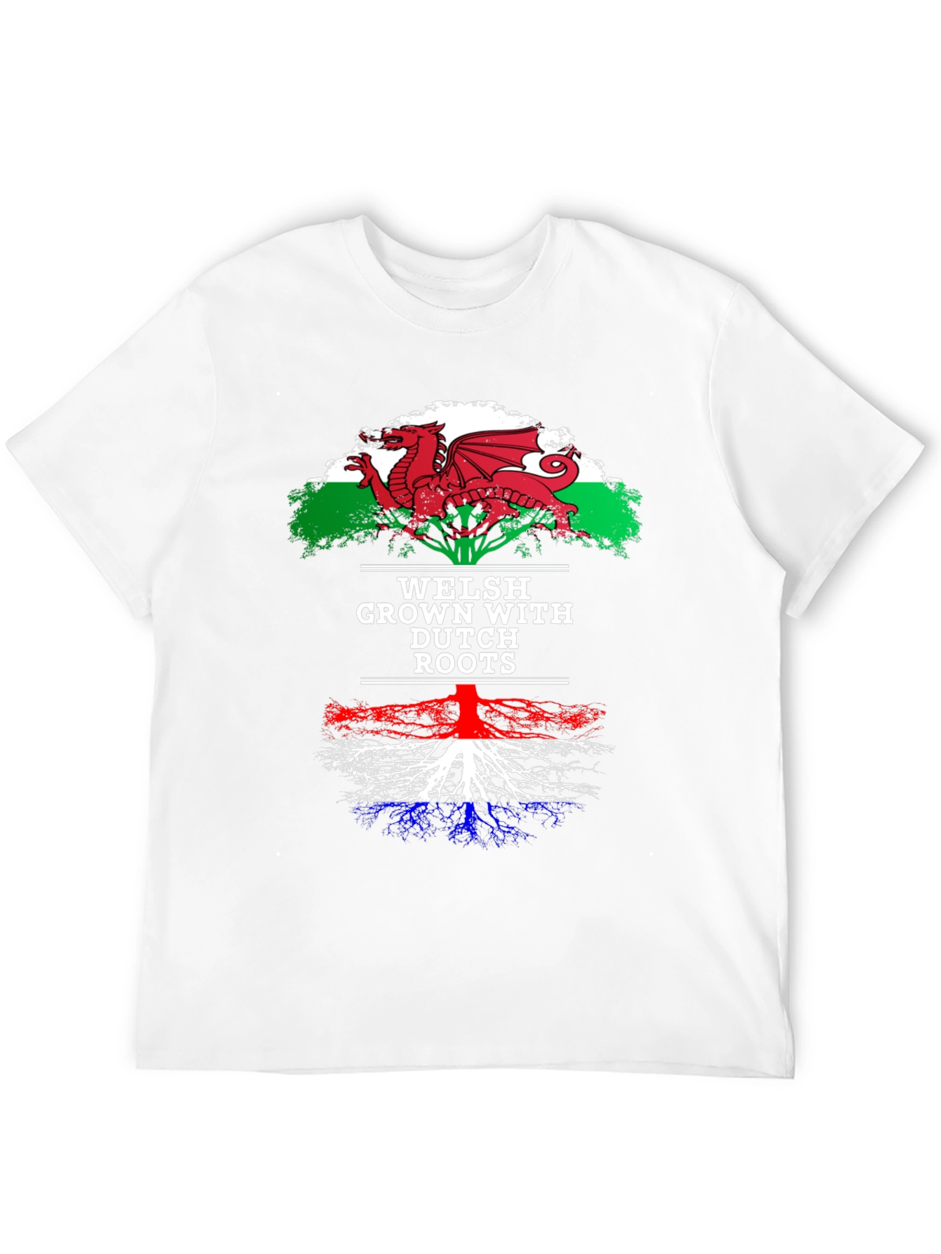 Welsh Grown Dutch Roots Graphic T-Shirt