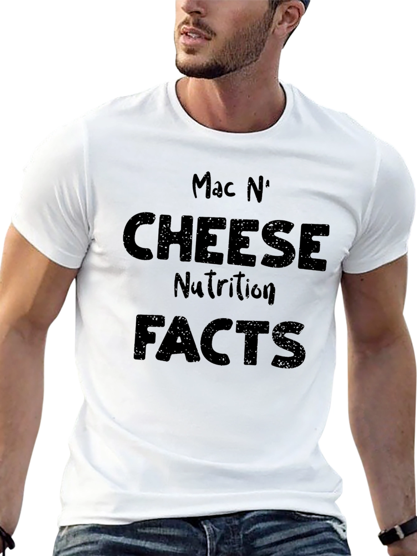 Mac N Cheese Nutrition Facts Graphic Tee