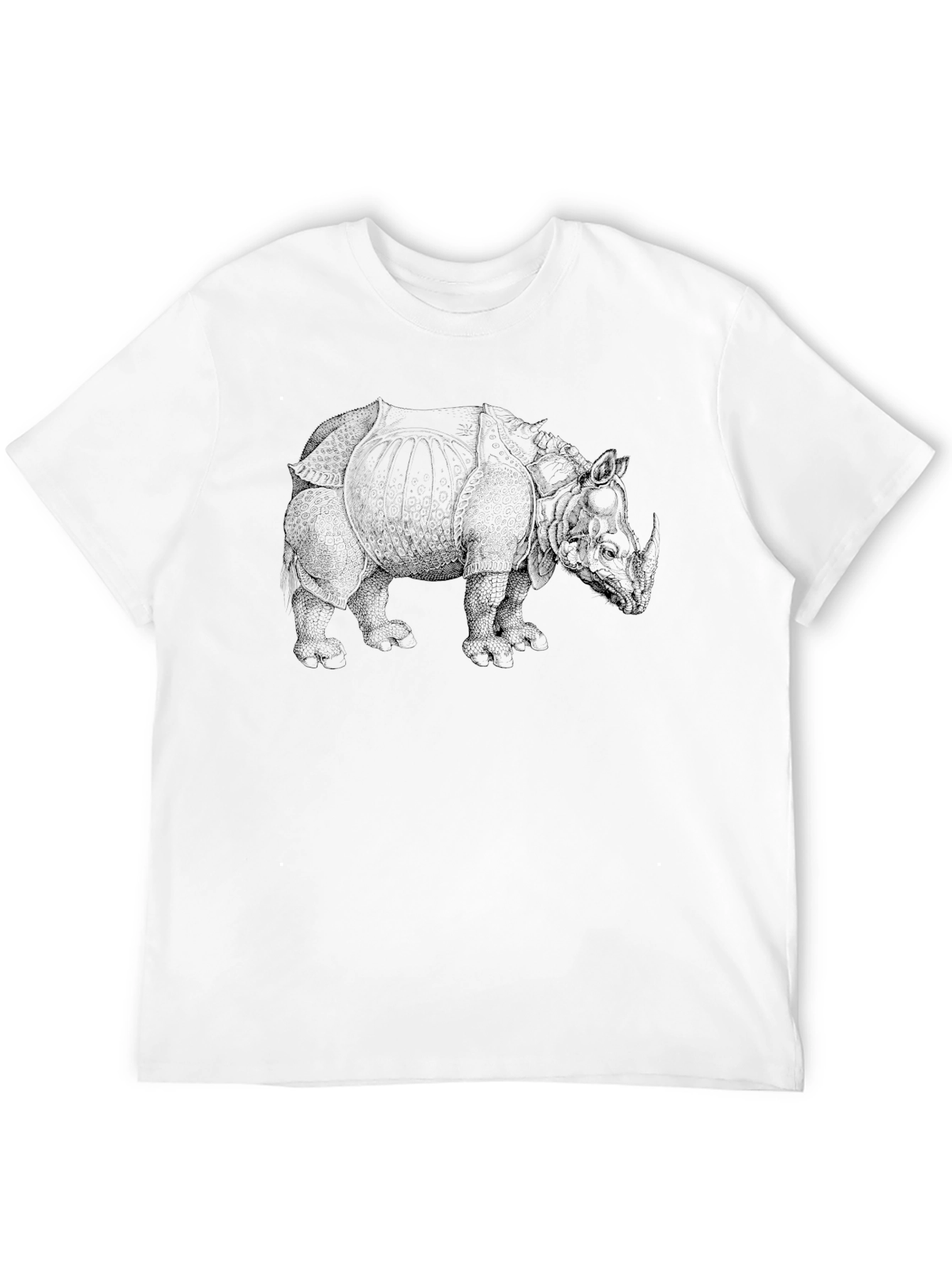 Black Rhino Graphic Print T-Shirt
