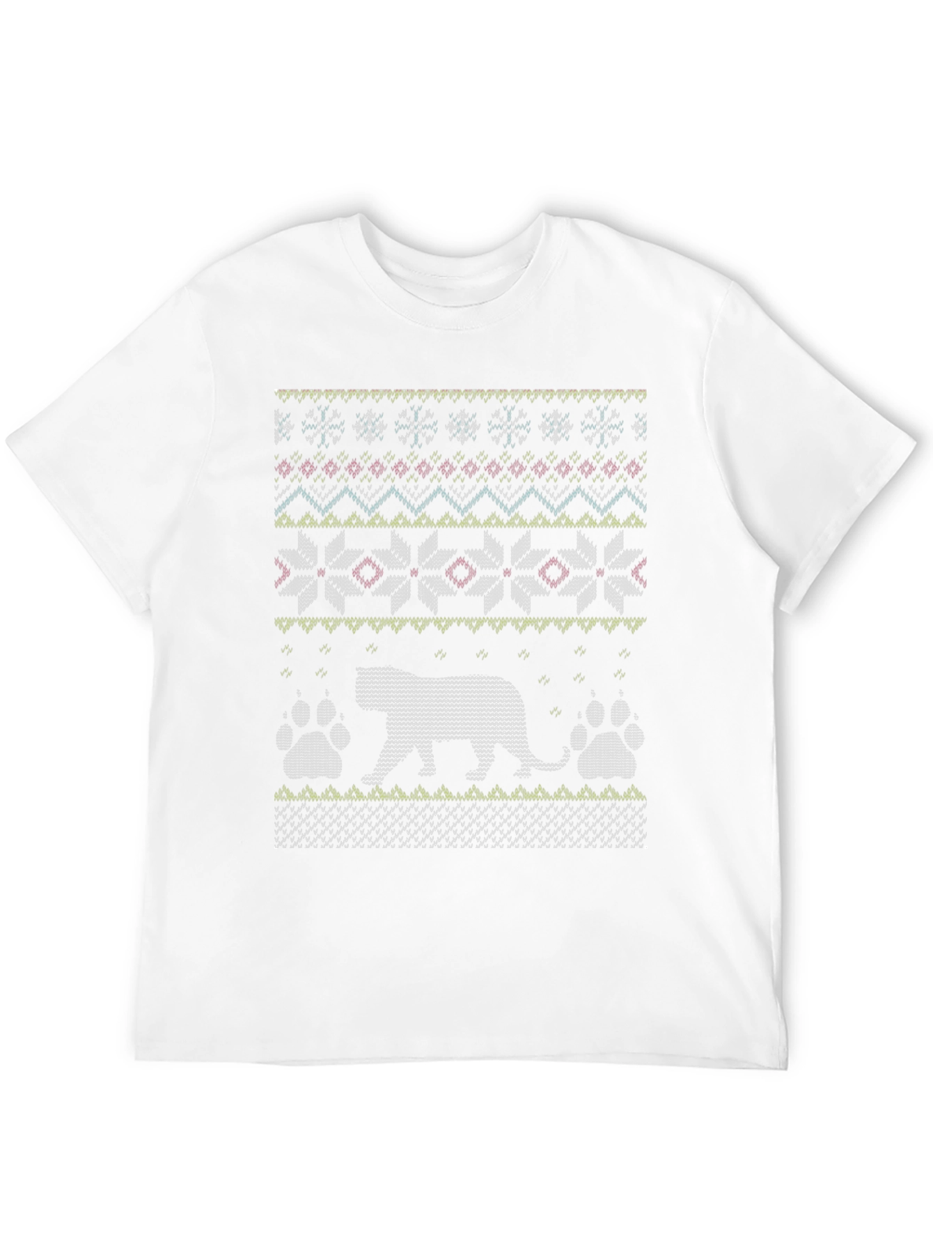 Ugly Christmas Sweater T-Shirt - Black Panther