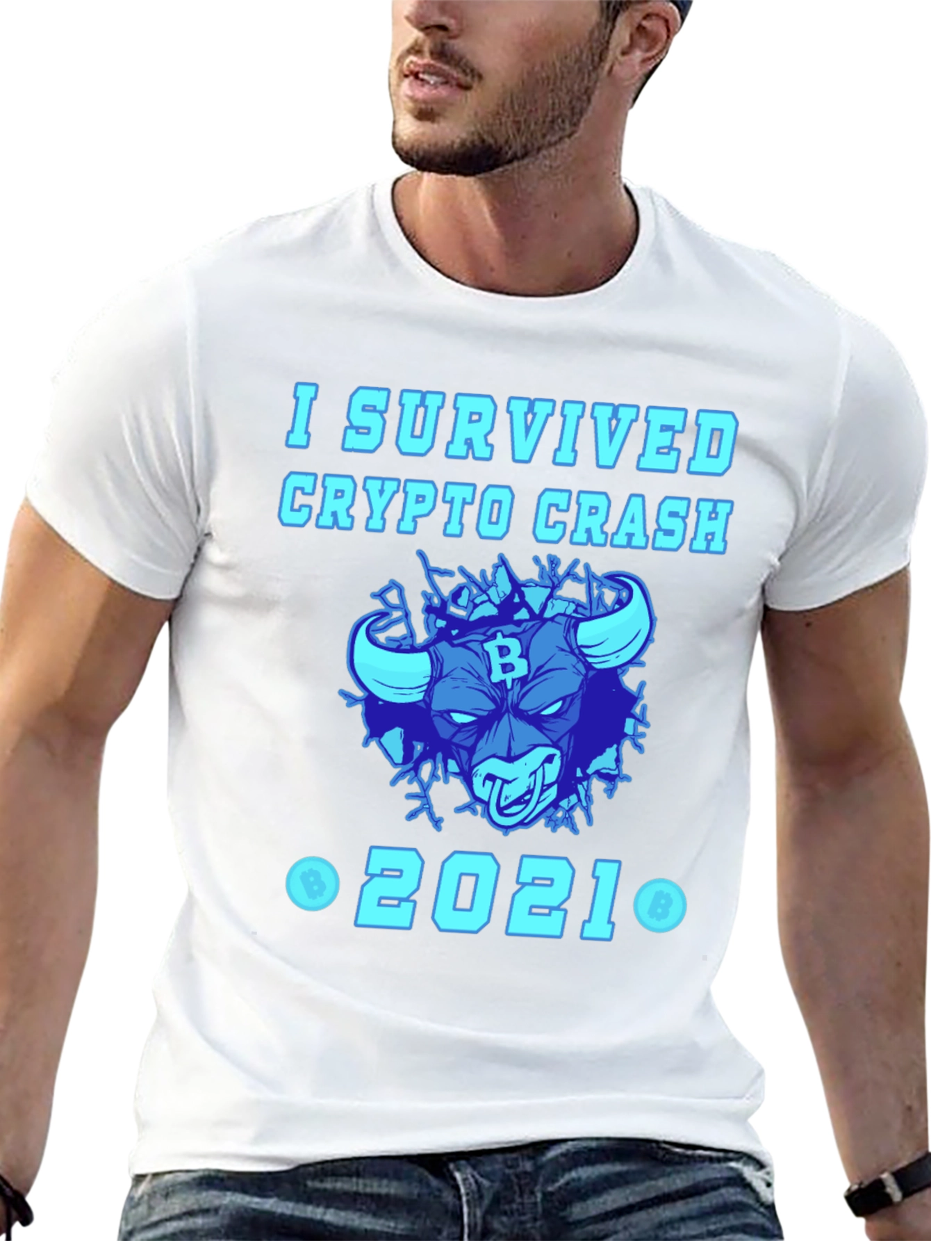 Crypto Crash 2021 Survivor T-Shirt