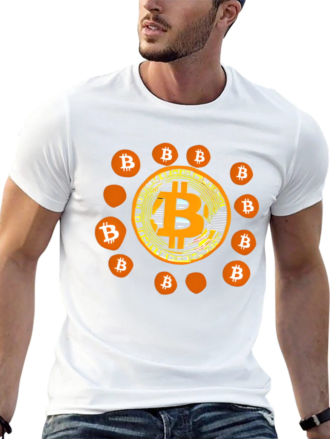 Bitcoin Graphic T-Shirt - Crypto Tee for Men