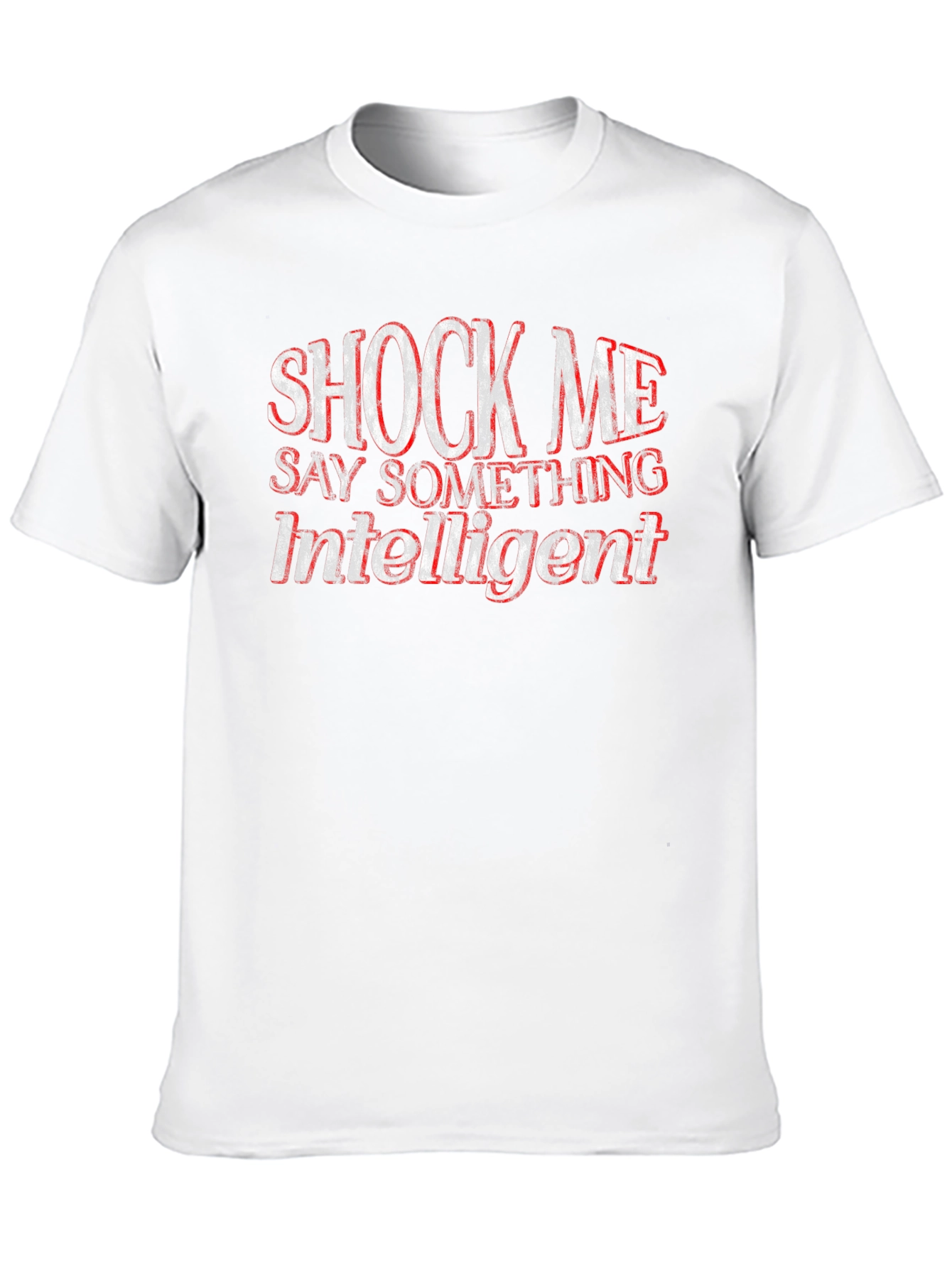 Shock Me Intelligent Statement Graphic Tee