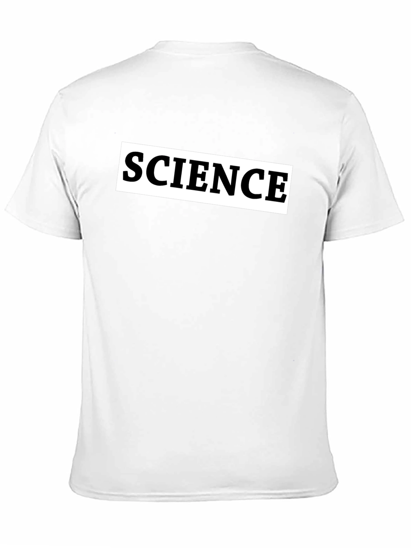 Science Graphic T-Shirt - Comfortable Black Tee