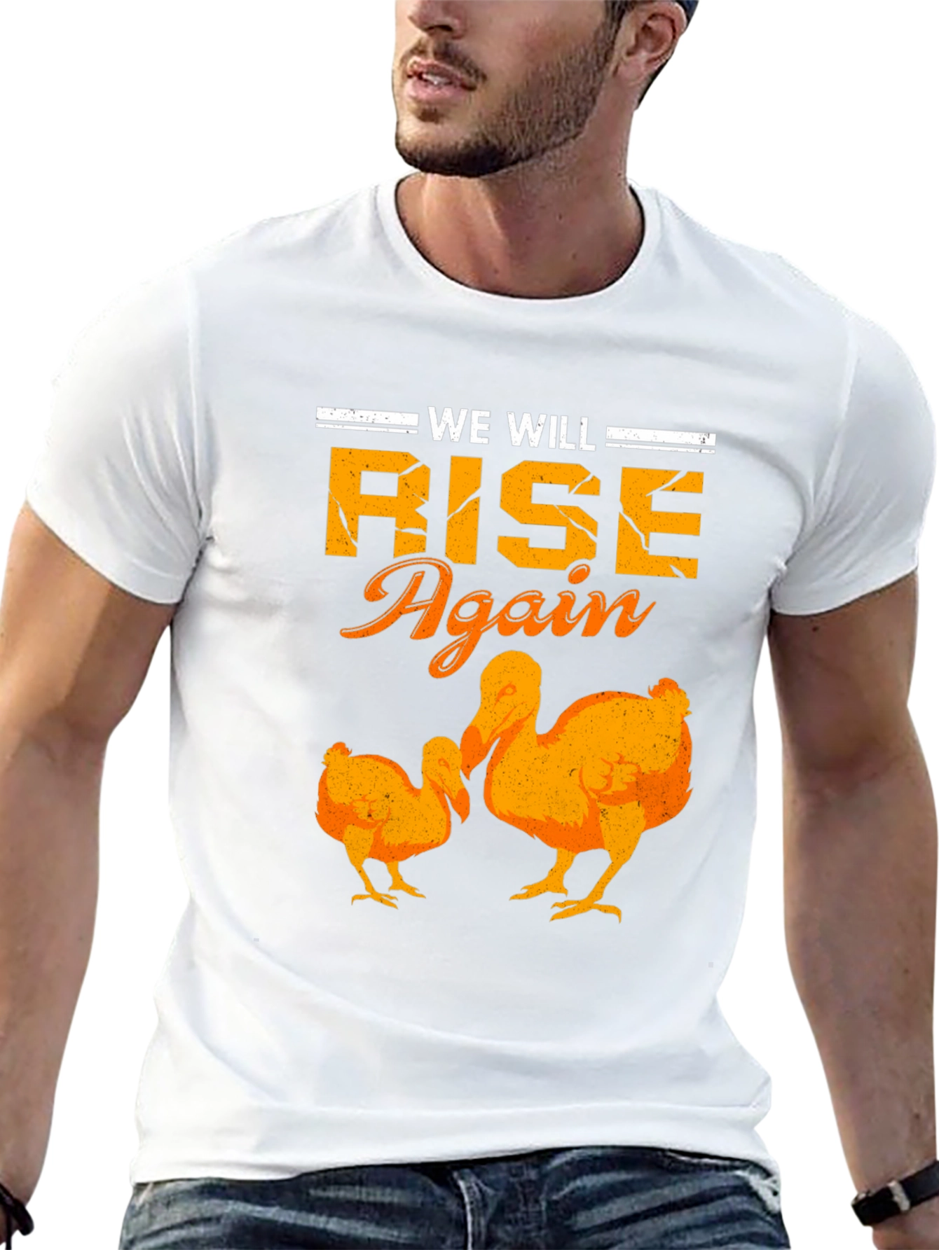 We Will Rise Again Dodo Bird Graphic T-Shirt