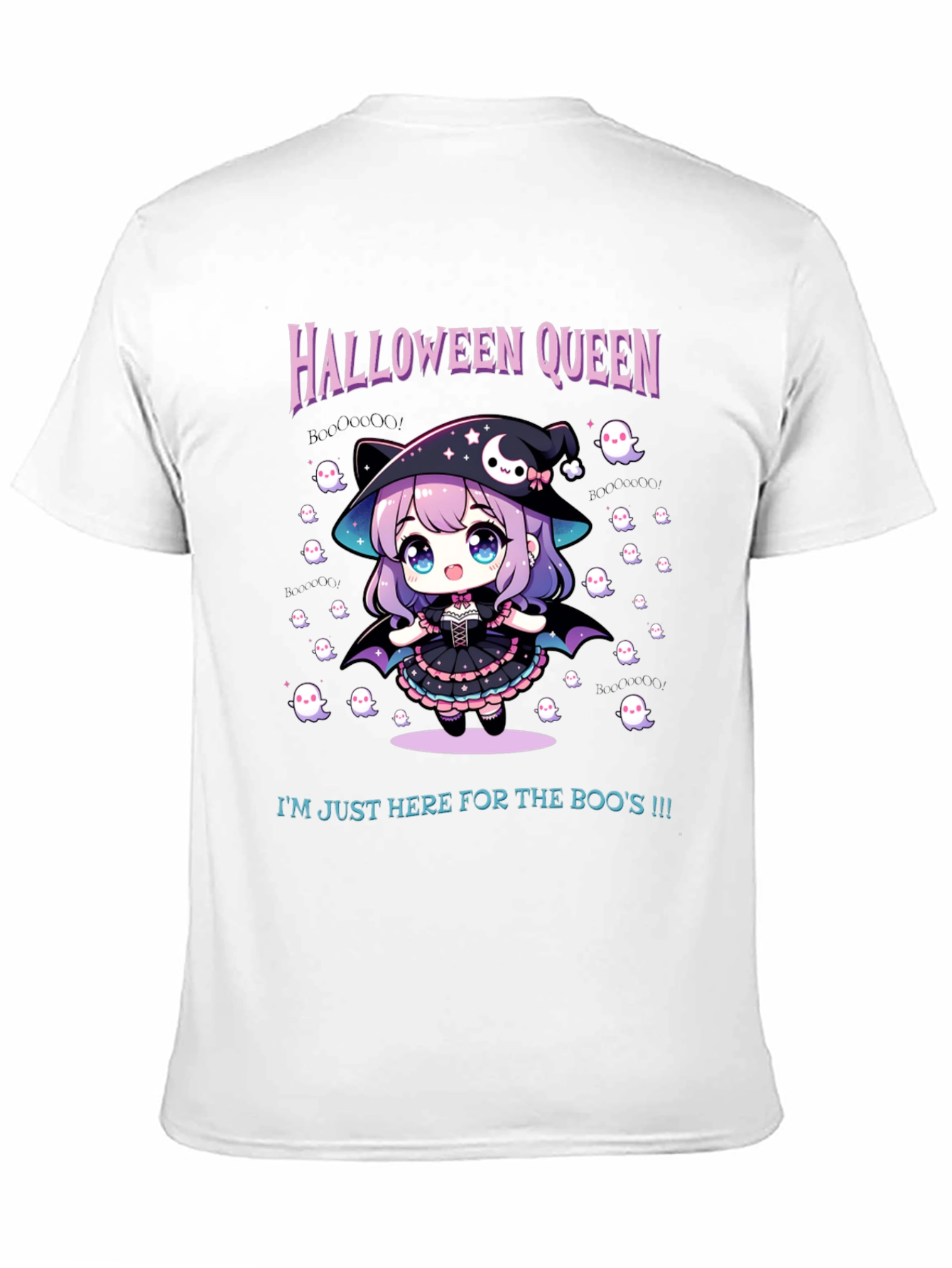 Halloween Queen T-Shirt - Cute Witch Graphic Tee