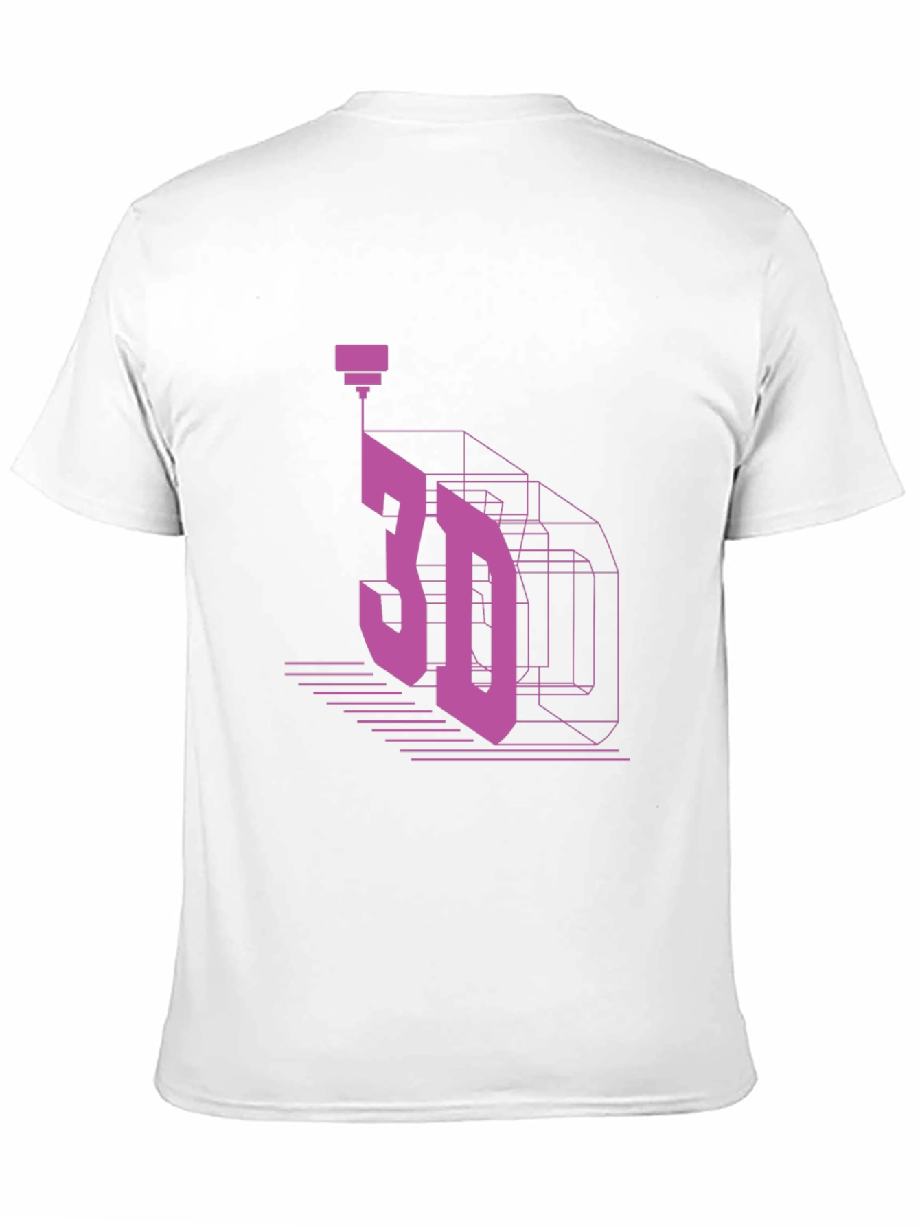 3D Printing Black T-Shirt - Cool Graphic Tee