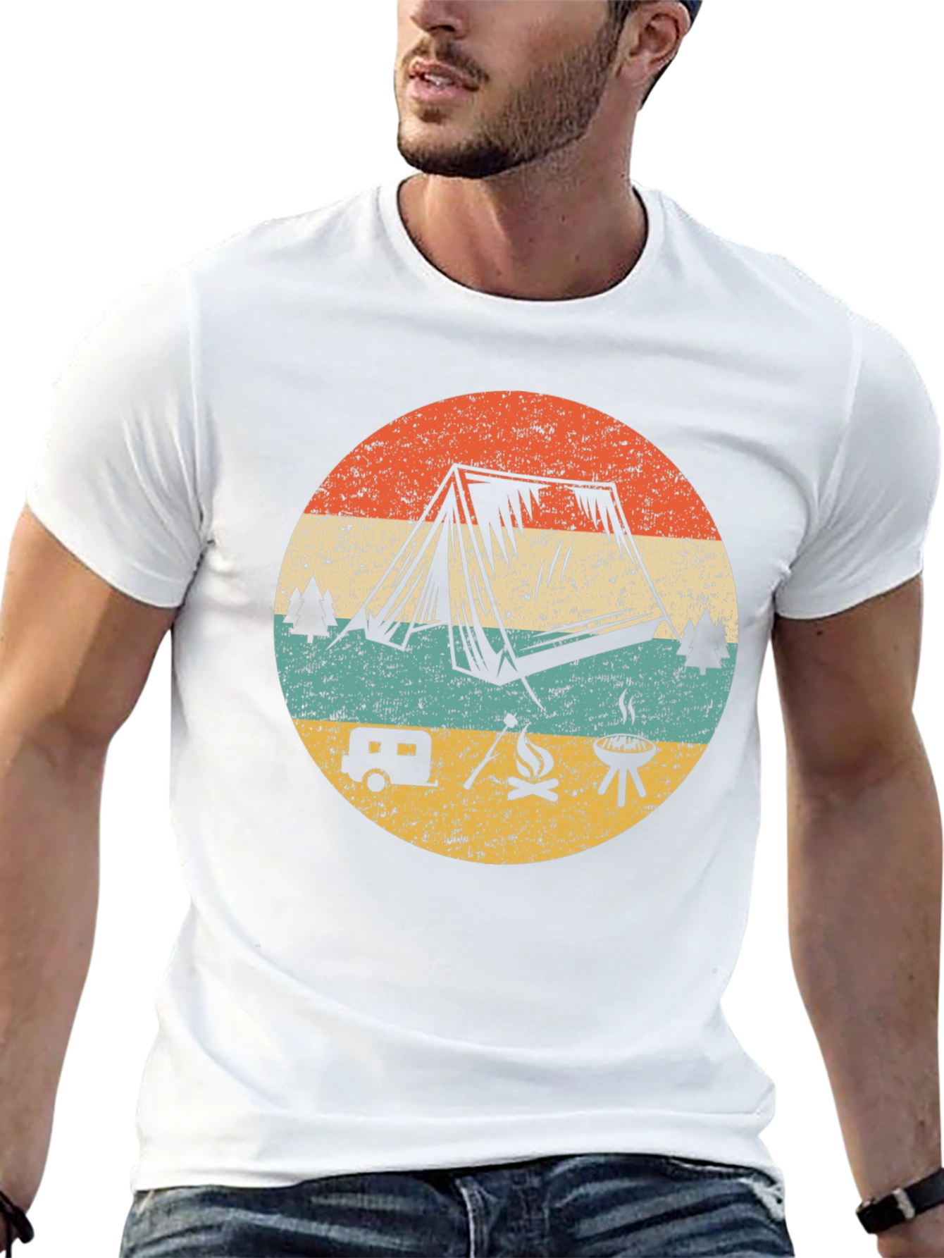 Retro Camping Adventure T-Shirt