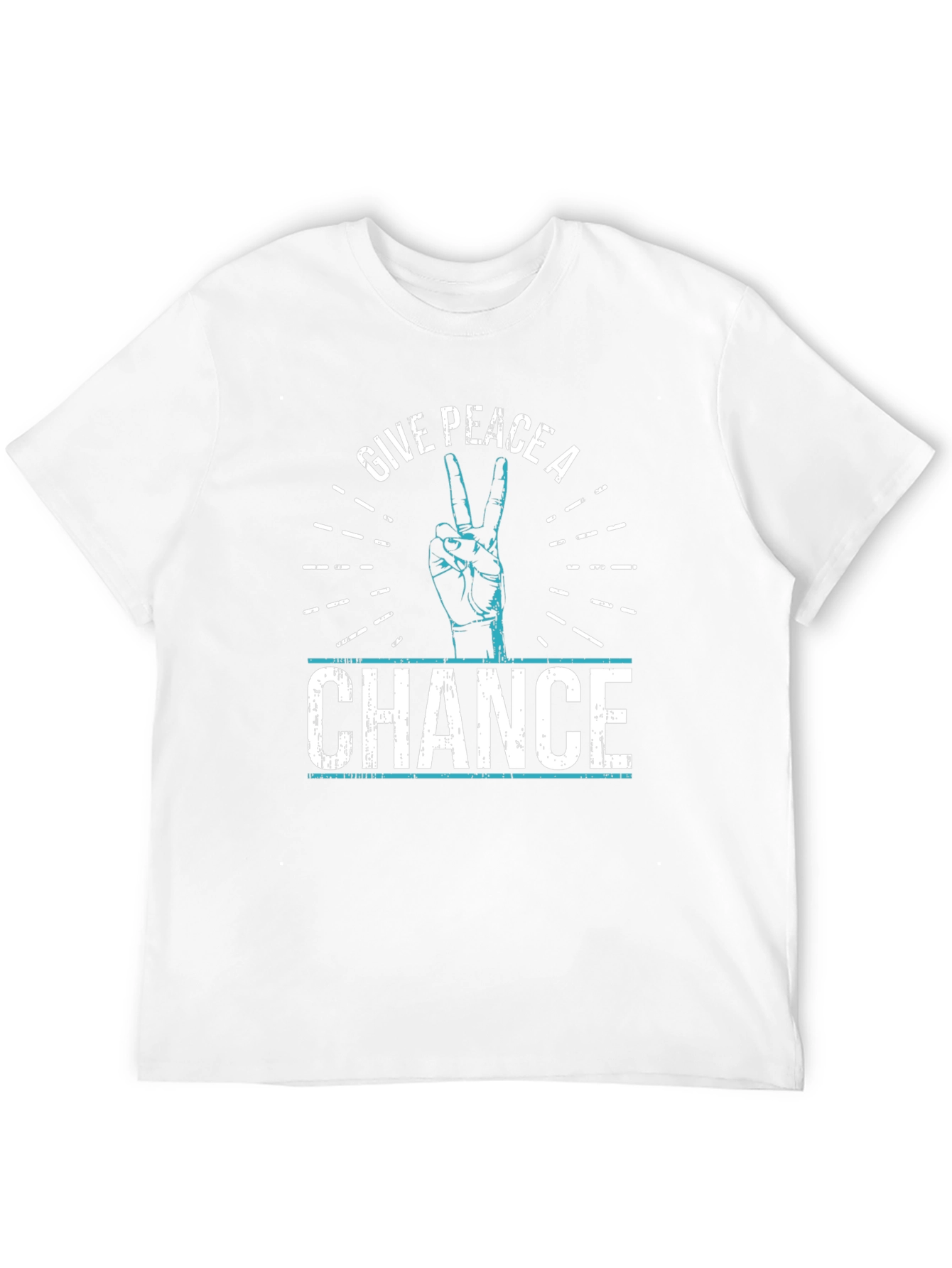 Give Peace A Chance Graphic Tee - Black