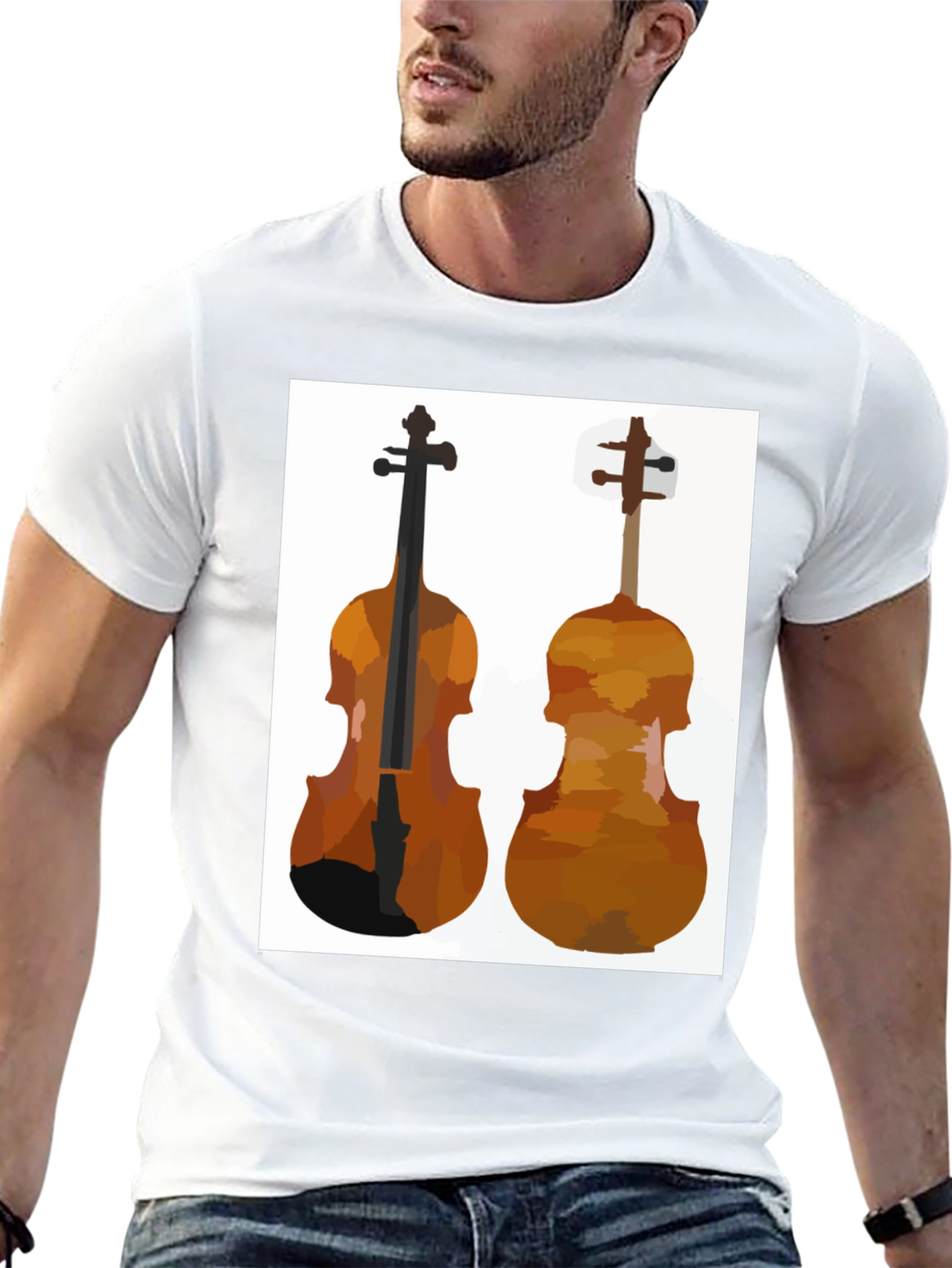Violin Graphic Tee - Musicians Style