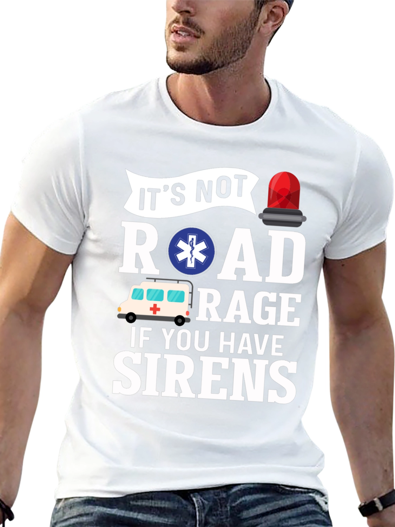 Funny EMT T-Shirt - Road Rage Sirens