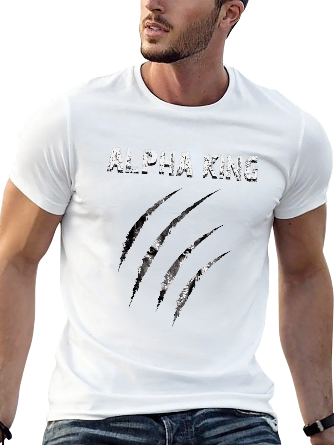 Alpha King Graphic Tee - Wolf Eyes