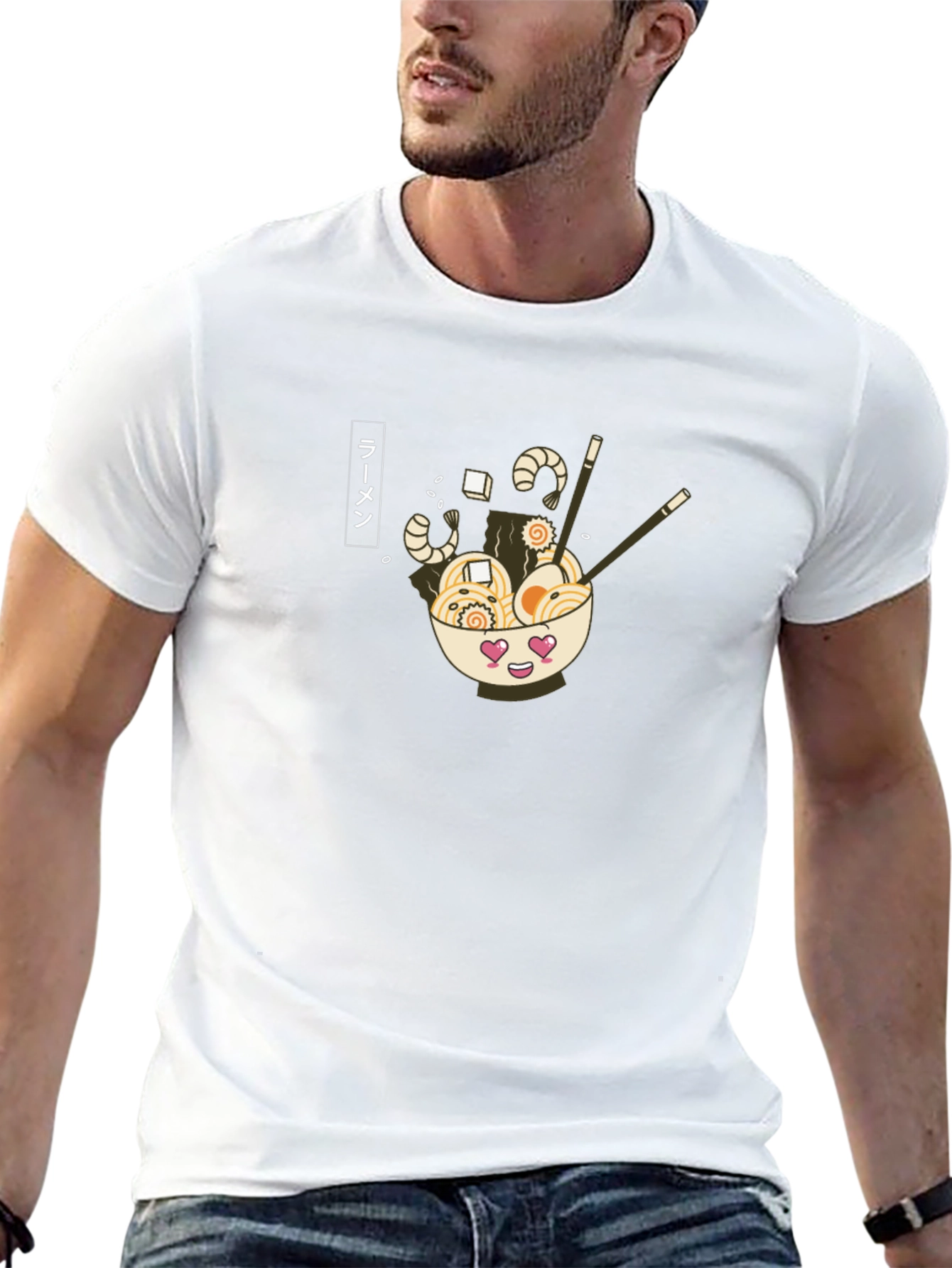 Ramen Bowl Graphic Tee - Unique Foodie Style