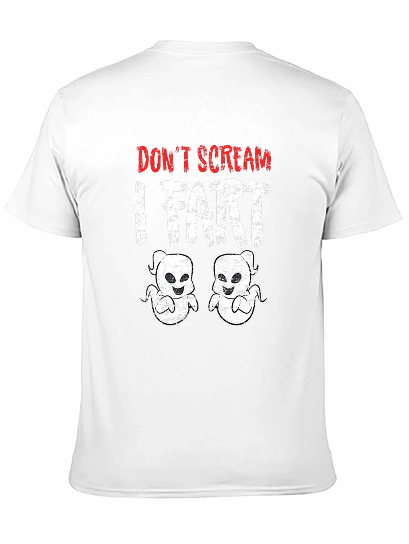 Dont Scream I Fart Black Graphic Tee