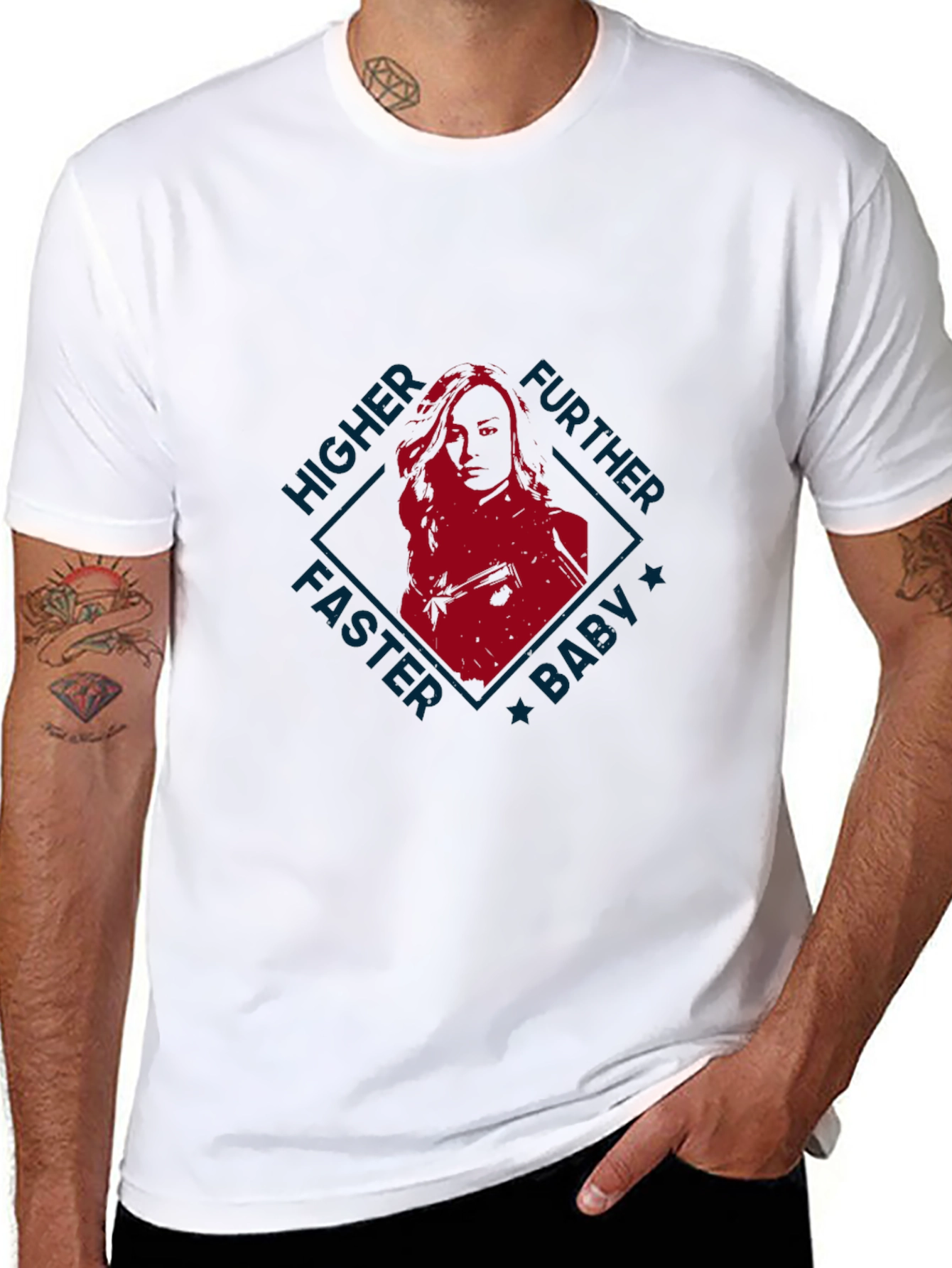 Higher Faster Further Captain Marvel T-Shirt