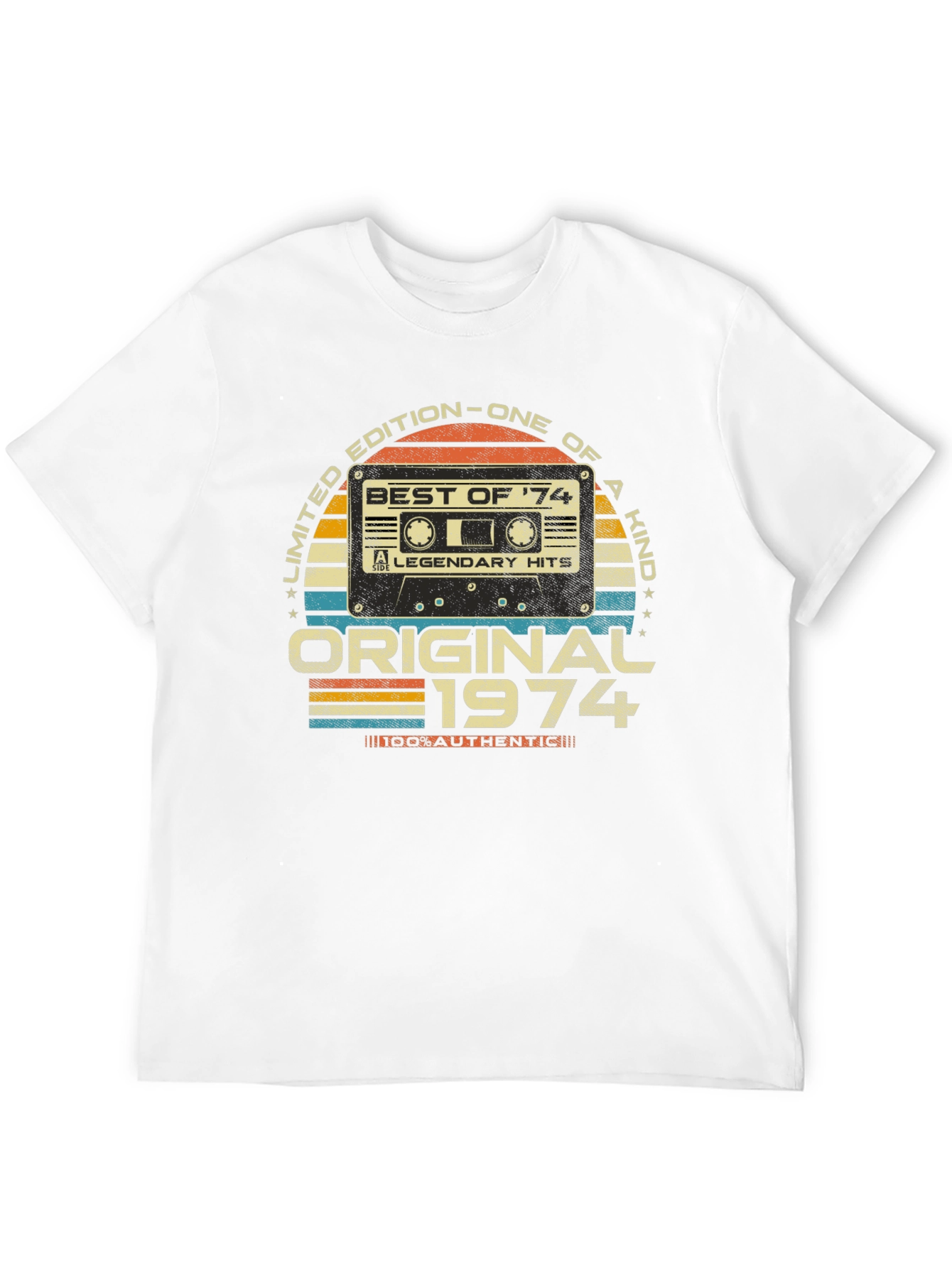 Original 1974 Best Of Cassette Tape T-Shirt