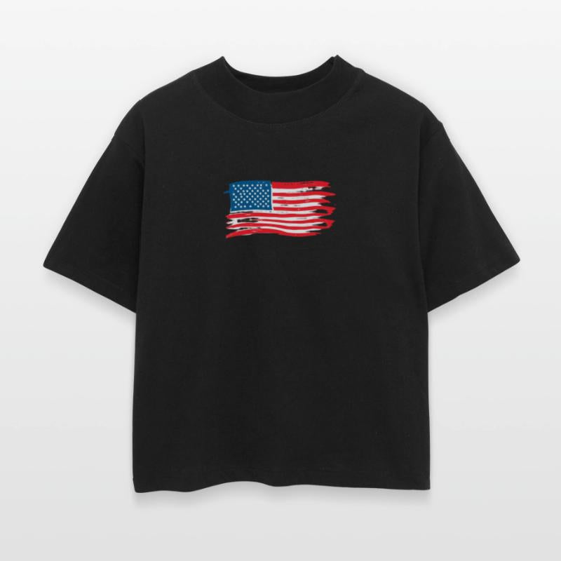 Abstract American Flag Art Print