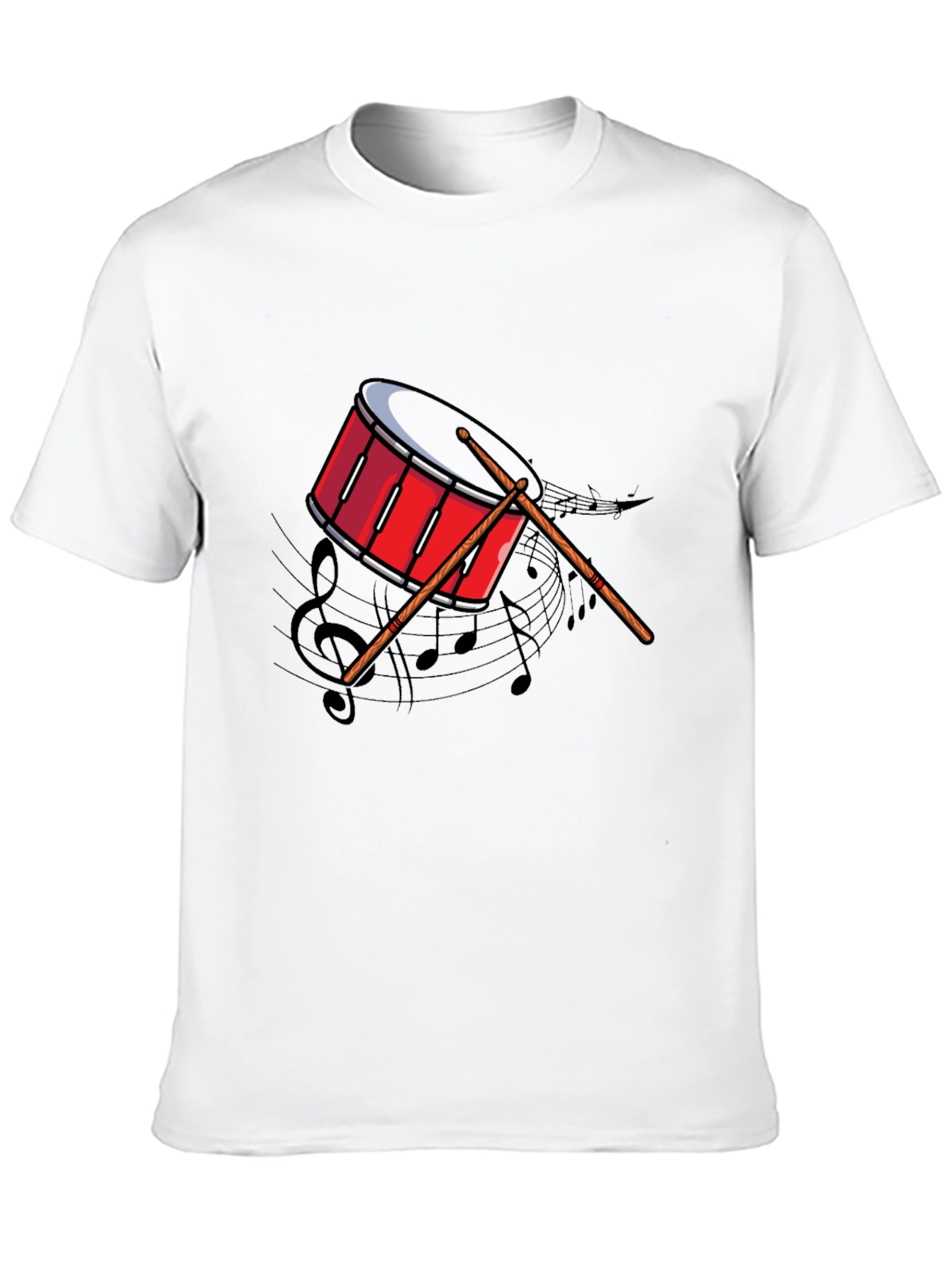Drum Graphic Tee - Music Lovers T-Shirt