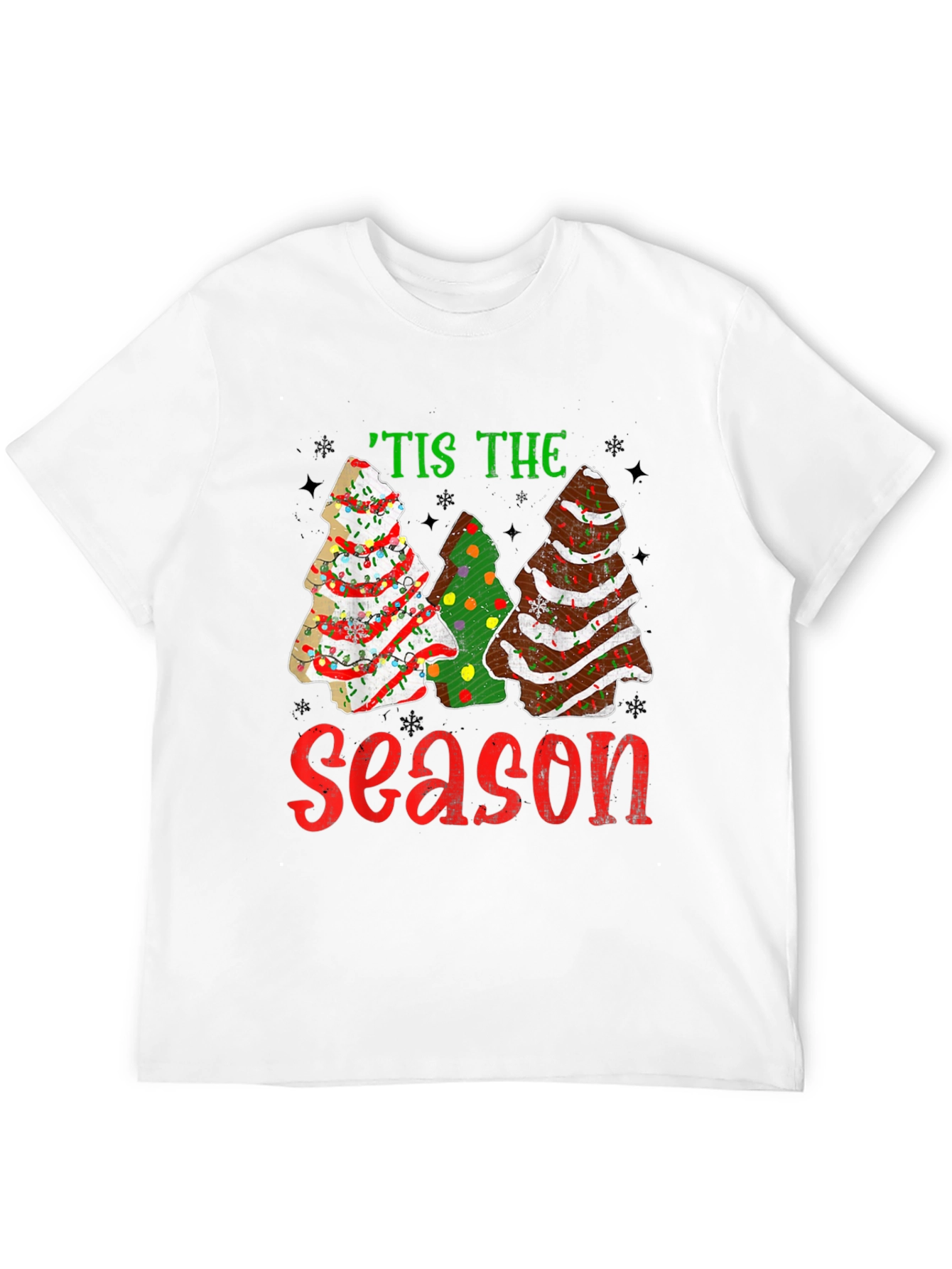 Tis the Season Cookie Tree Christmas T-Shirt