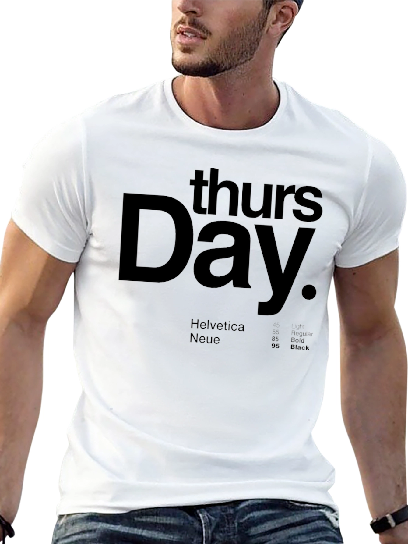 Thursday Graphic T-Shirt - Black Crew Neck Tee