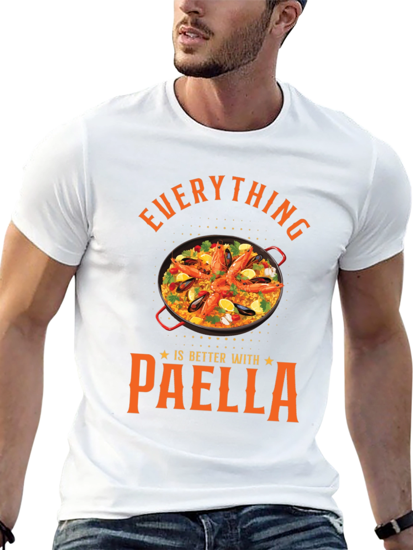 Paella Lover T-Shirt - Everything is Better with Paella