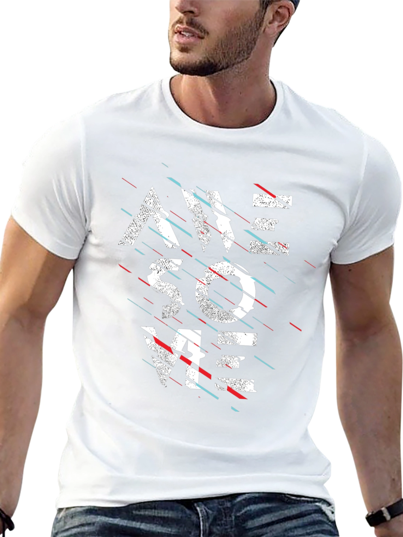 Awesome Graphic Print Black T-Shirt for Men