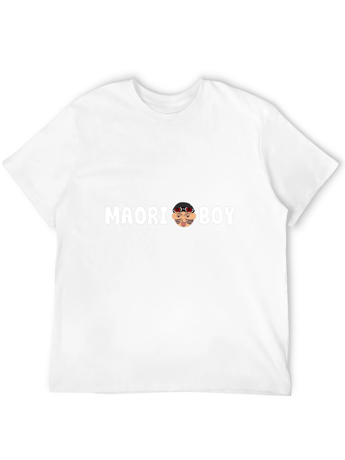 Maori Boy Graphic Tee - Black T-Shirt