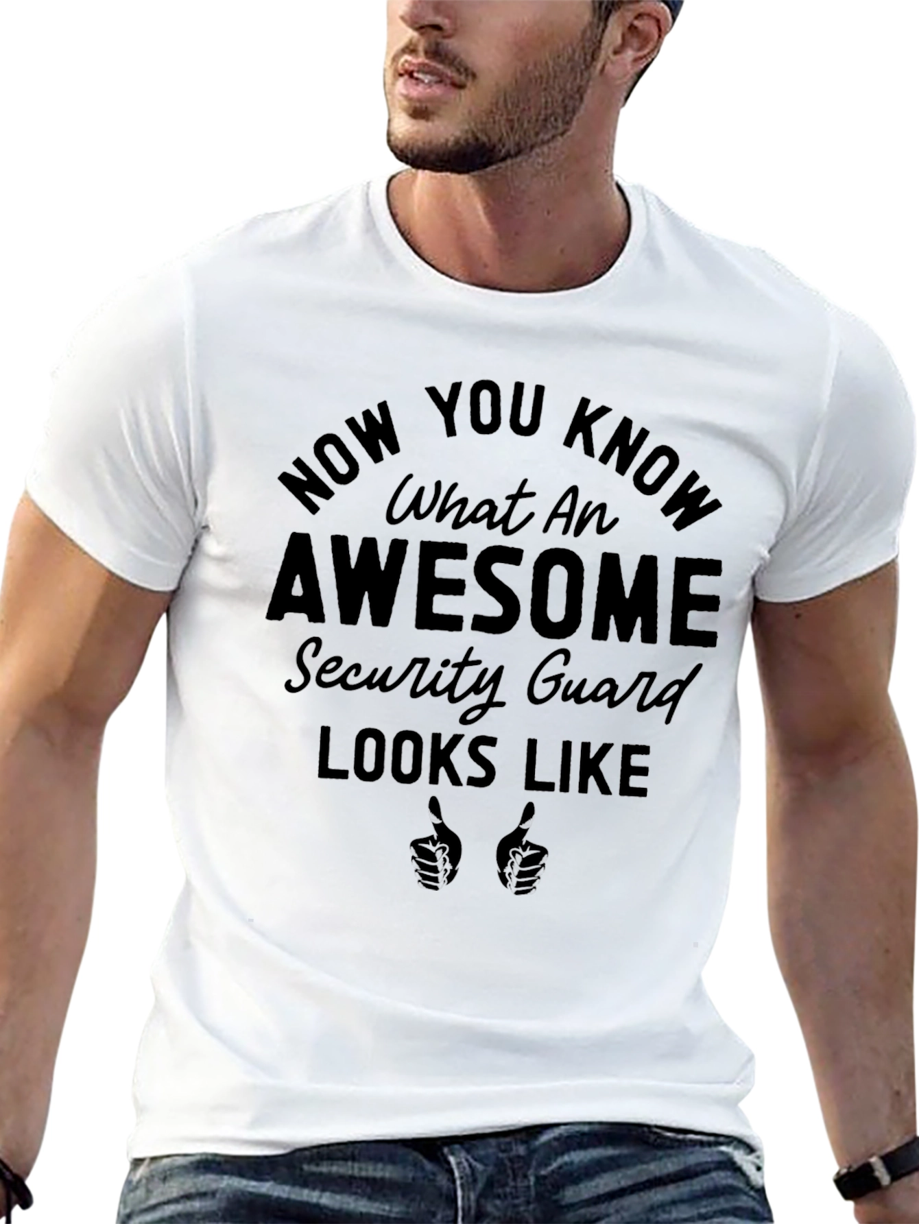Awesome Security Guard T-Shirt - Black