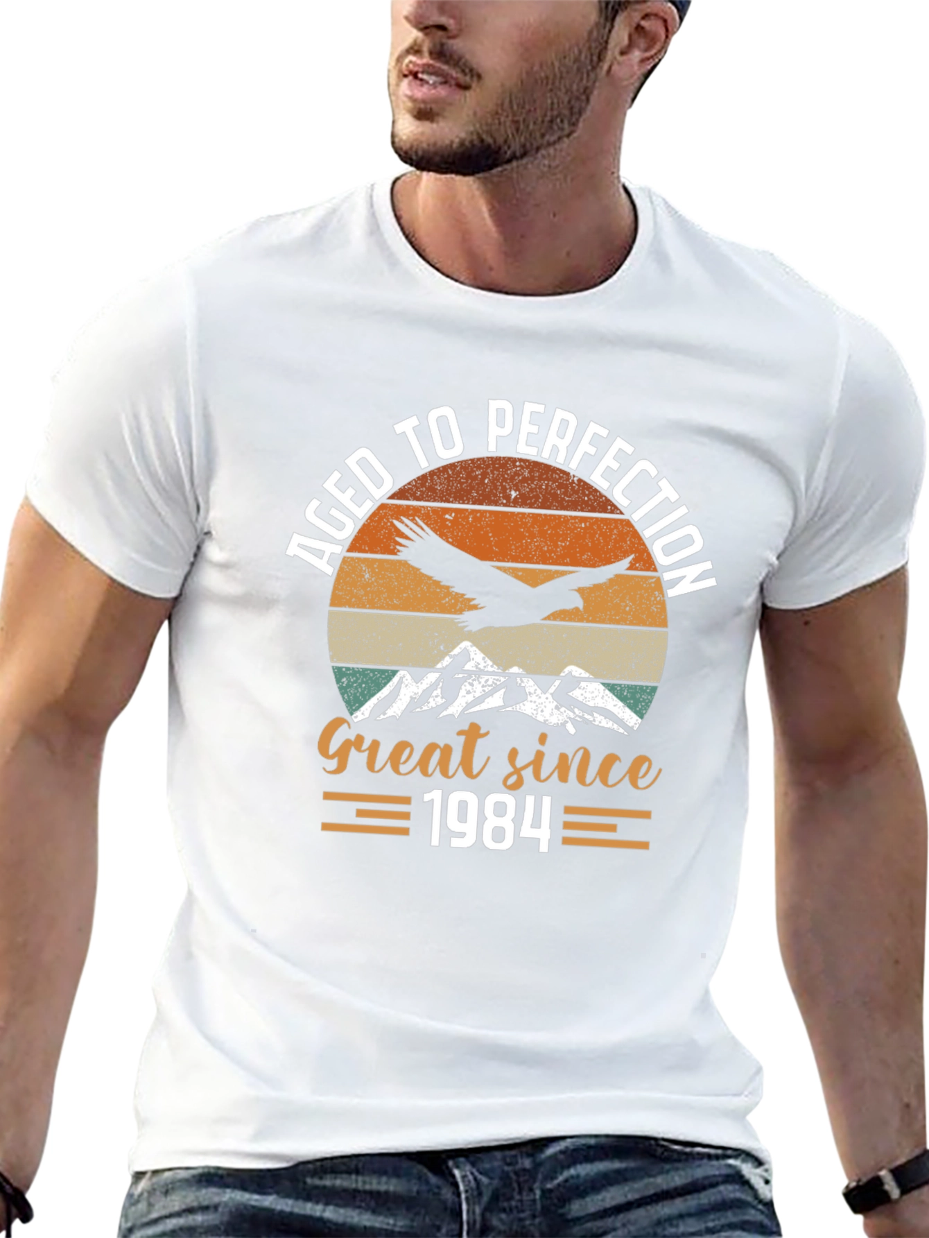 Aged To Perfection 1984 Graphic T-Shirt