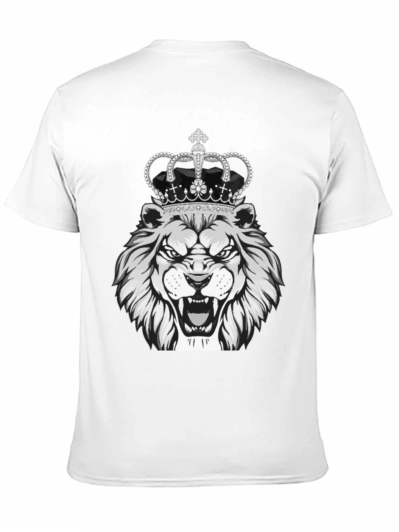 Lion King Graphic Tee - Black Cotton T-Shirt