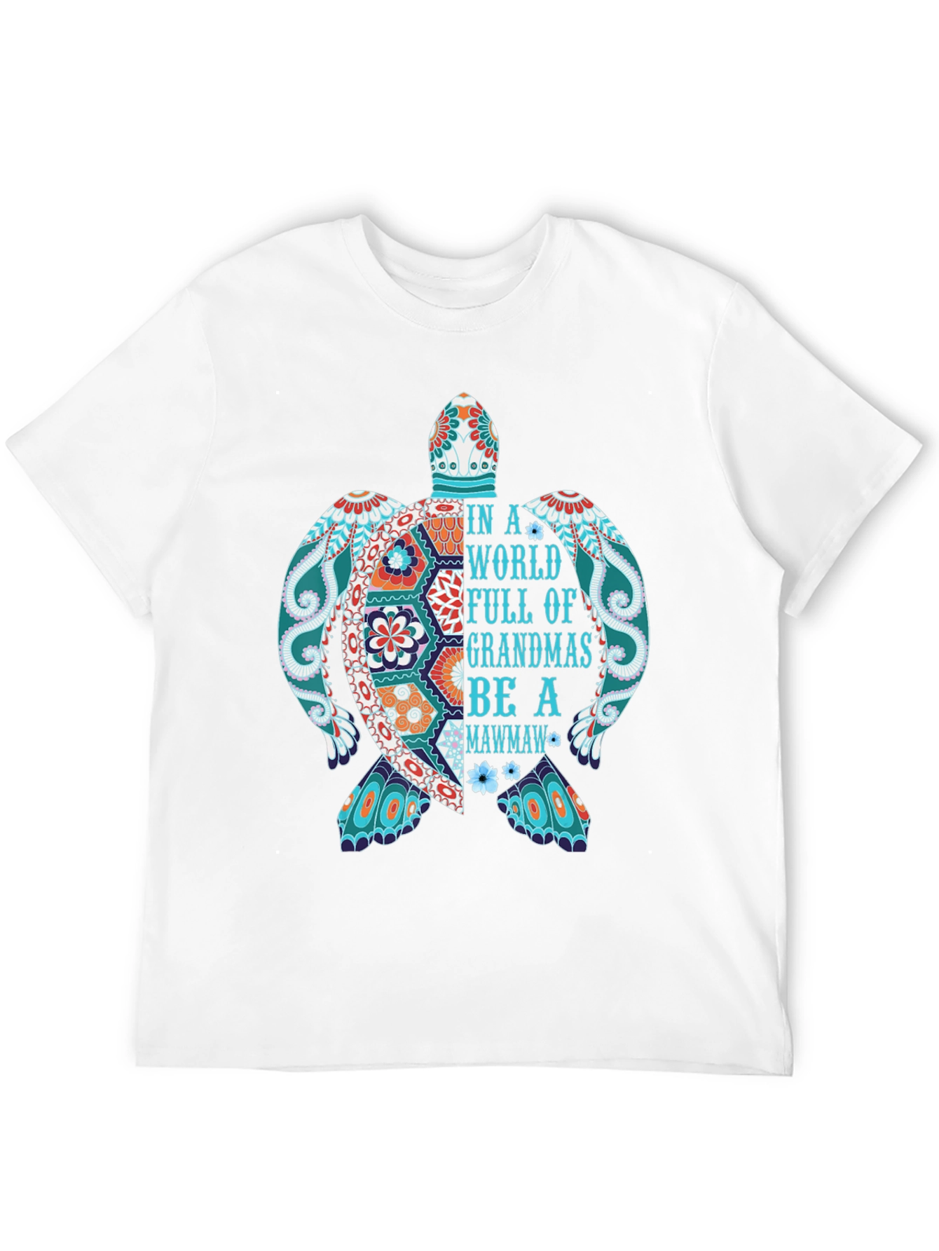 Grandma Mawmaw Turtle Graphic T-Shirt
