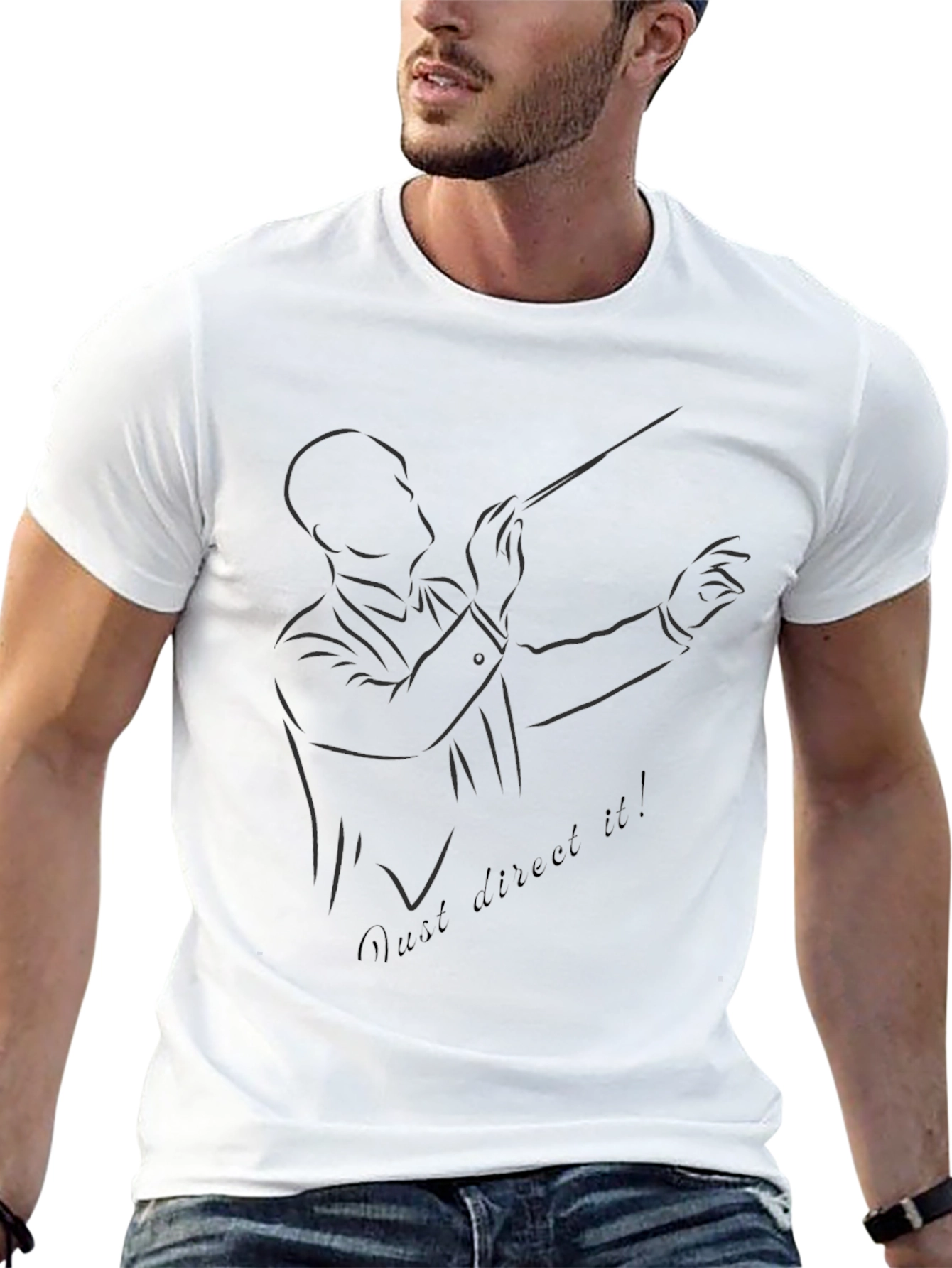 Conductor Graphic T-Shirt - Just Direct It!