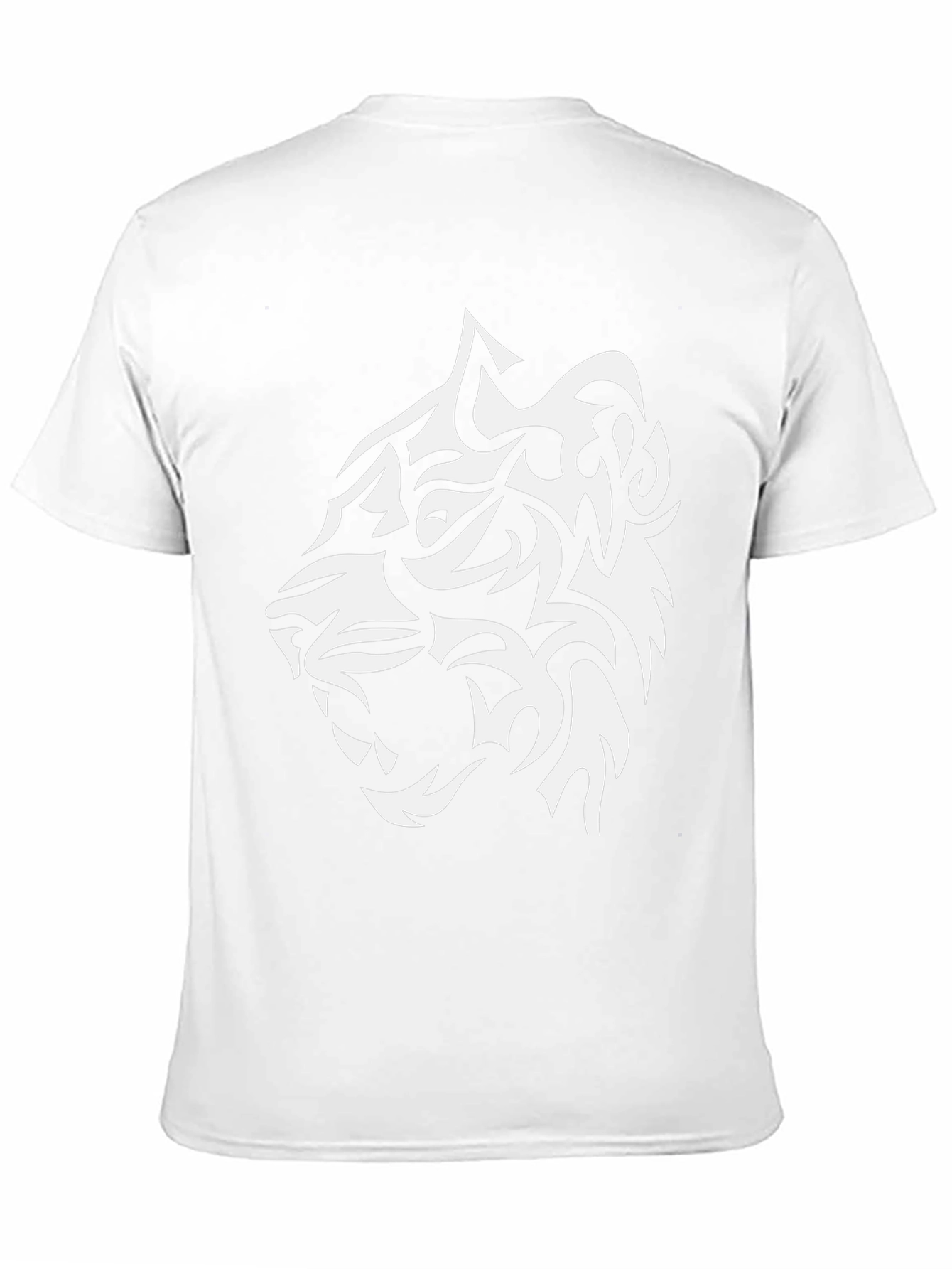 Tribal Tiger Graphic Black T-Shirt