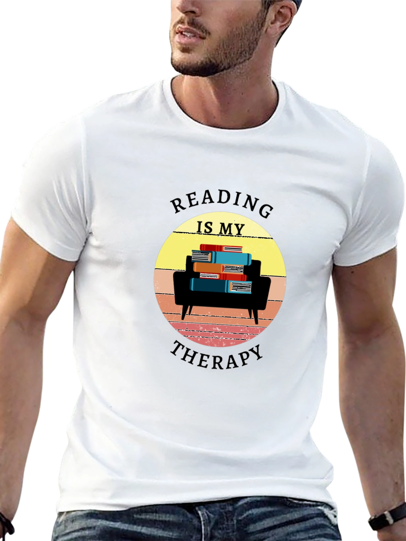 Reading is my Therapy Graphic Tee